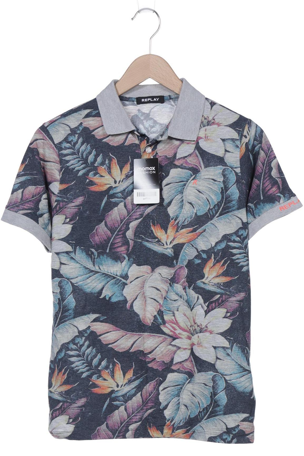 

Replay Herren Poloshirt, grau, Gr. 48