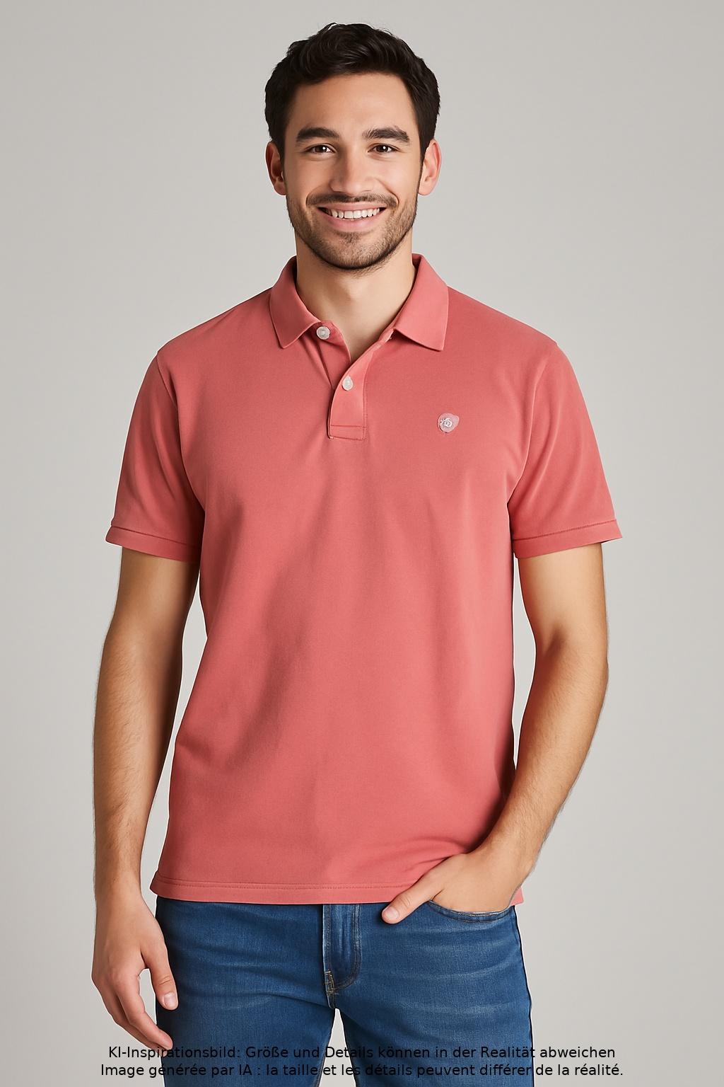 

Replay Herren Poloshirt, pink, Gr. 52
