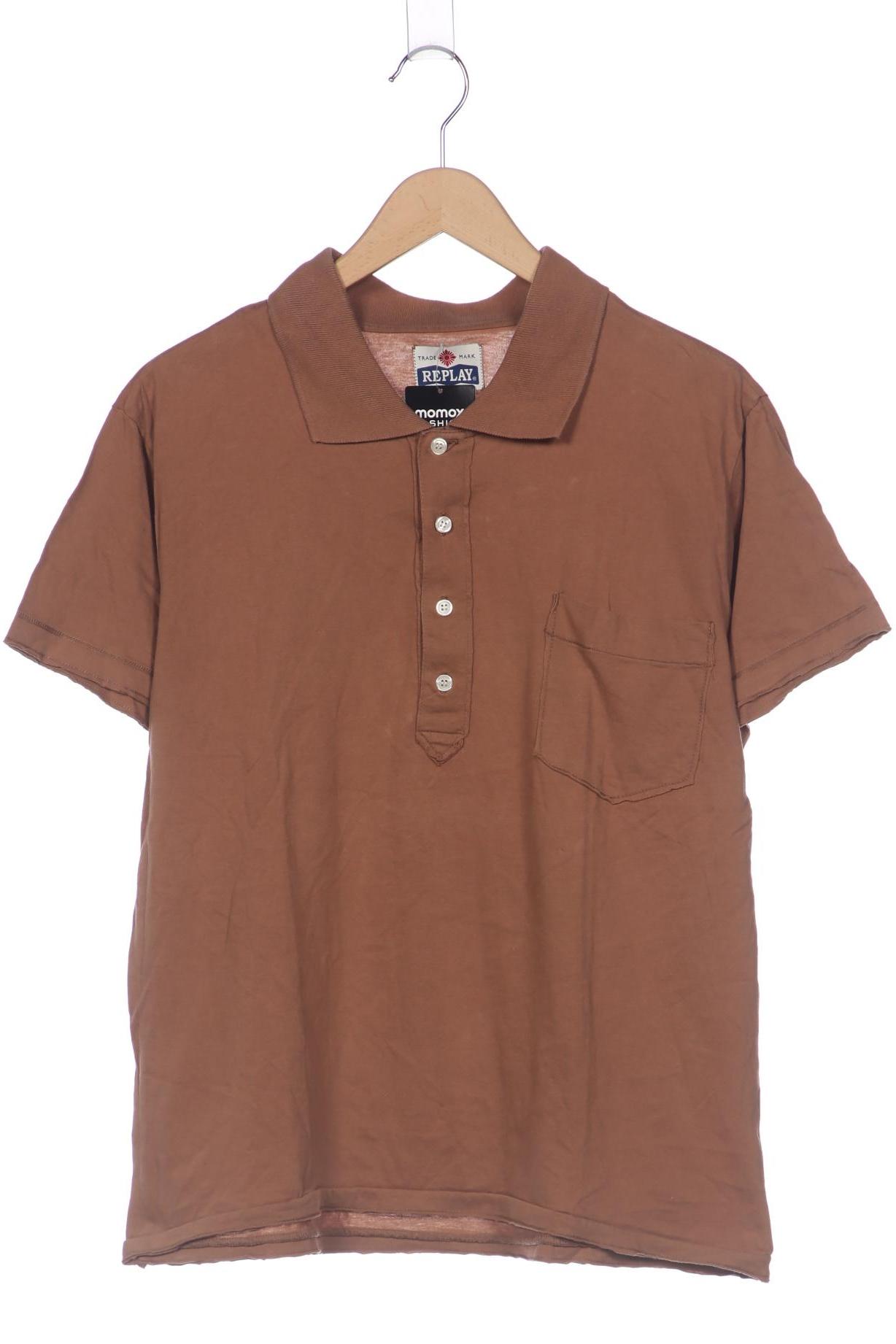 

Replay Herren Poloshirt, braun, Gr. 54