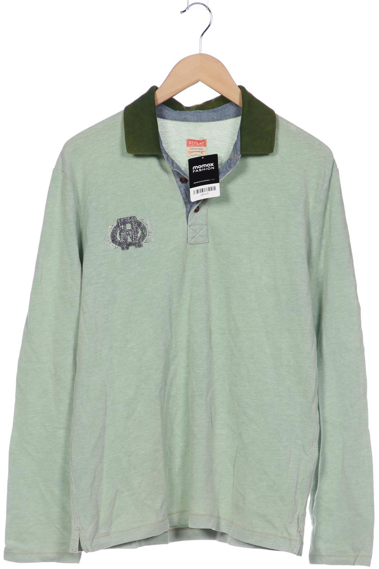 

Replay Herren Poloshirt, hellgrün, Gr. 52