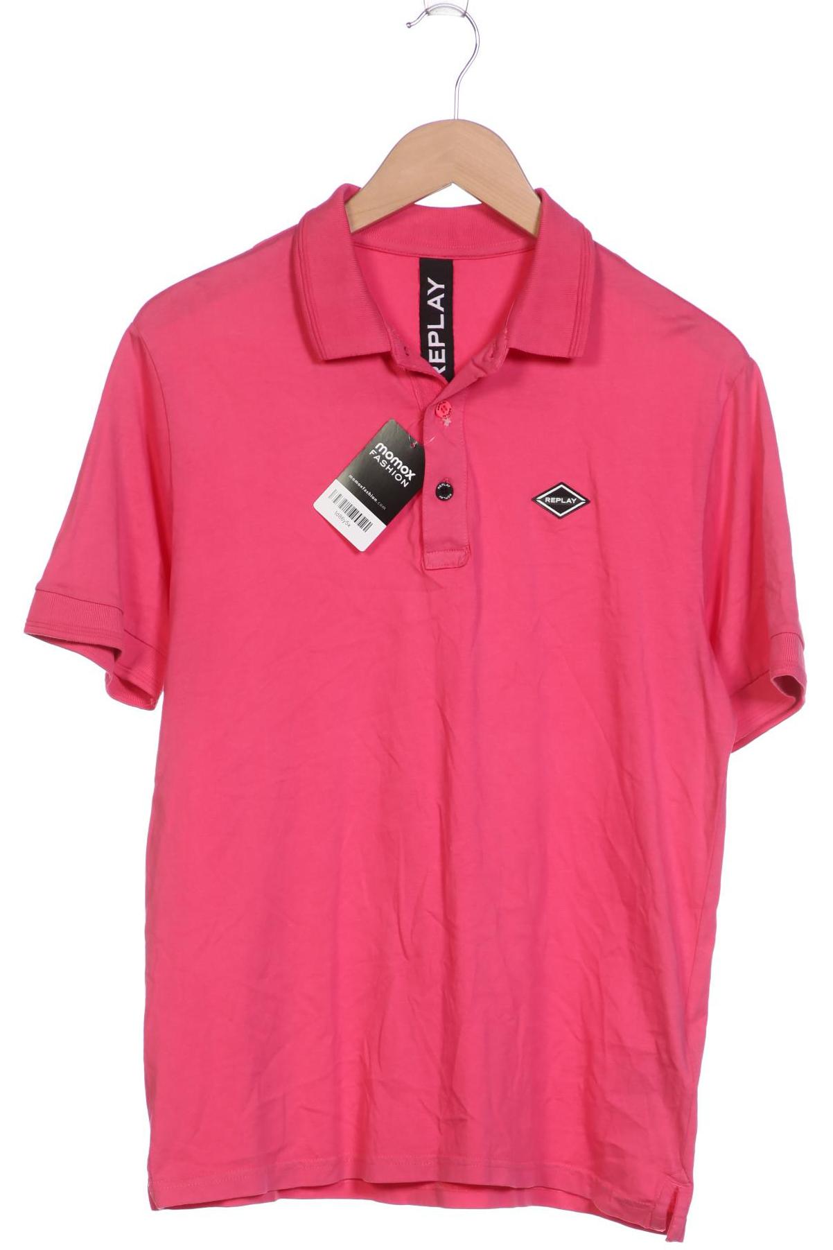 

Replay Herren Poloshirt, pink