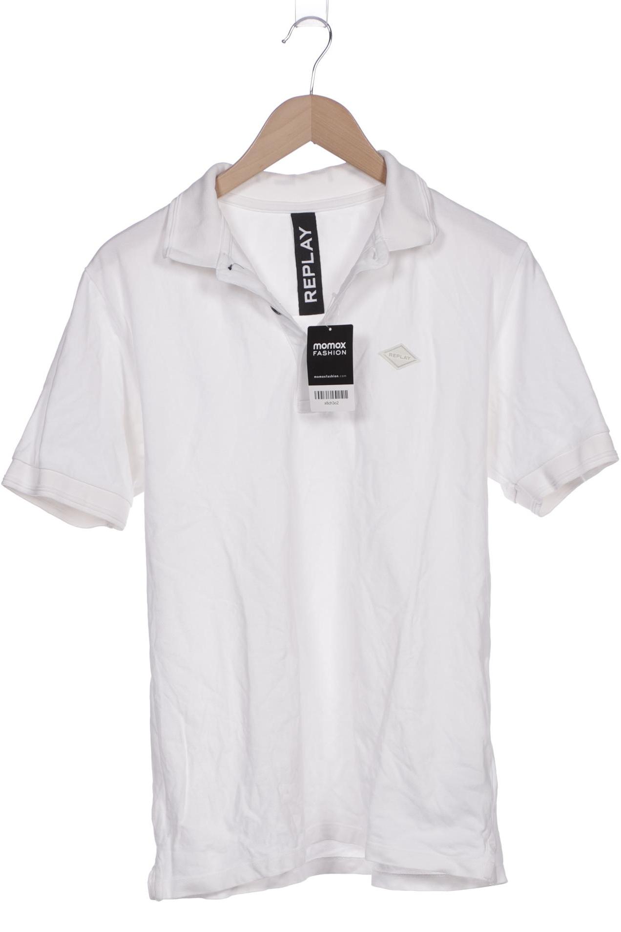 

Replay Herren Poloshirt, weiß, Gr. 52