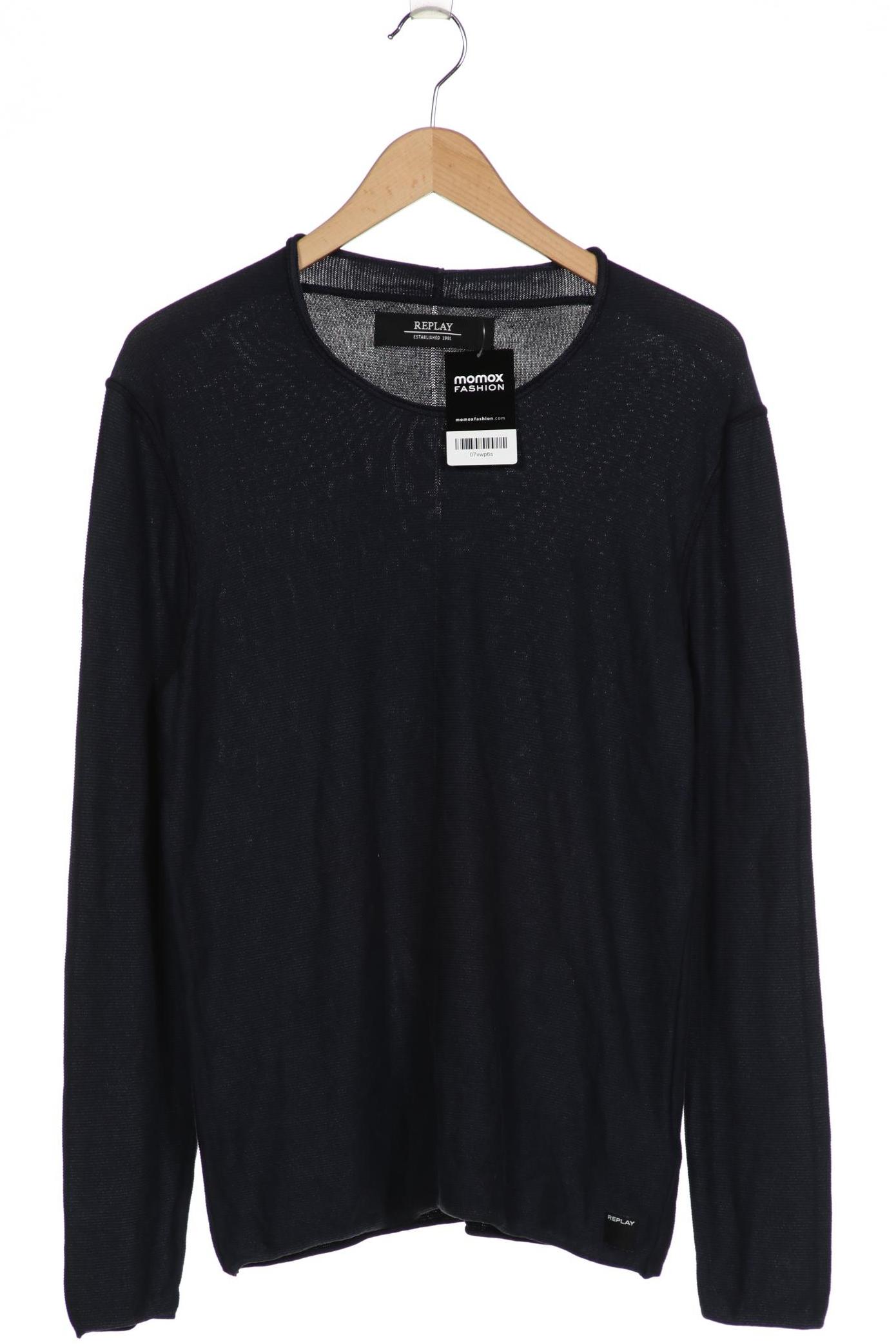 

Replay Herren Pullover, marineblau