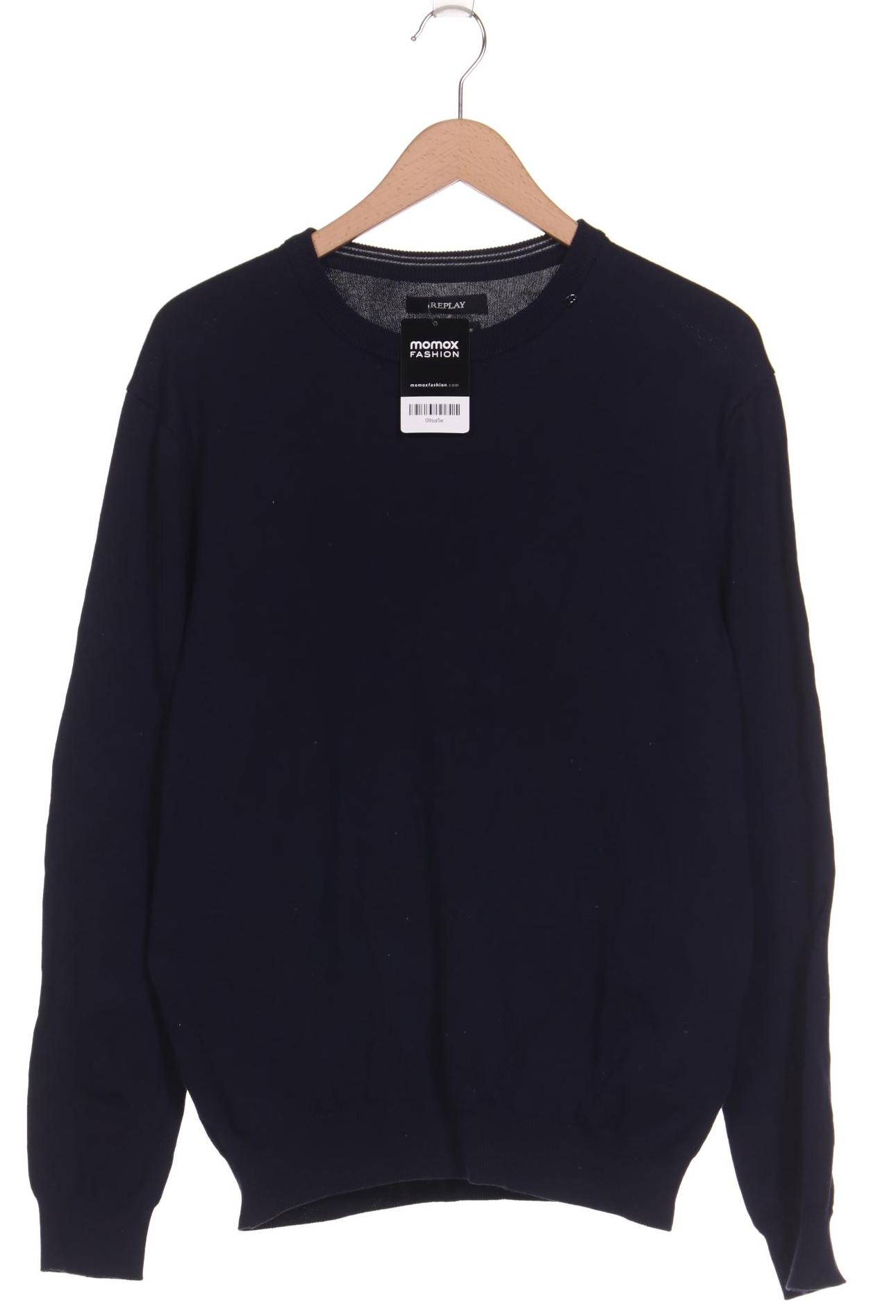 

Replay Herren Pullover, marineblau, Gr. 48