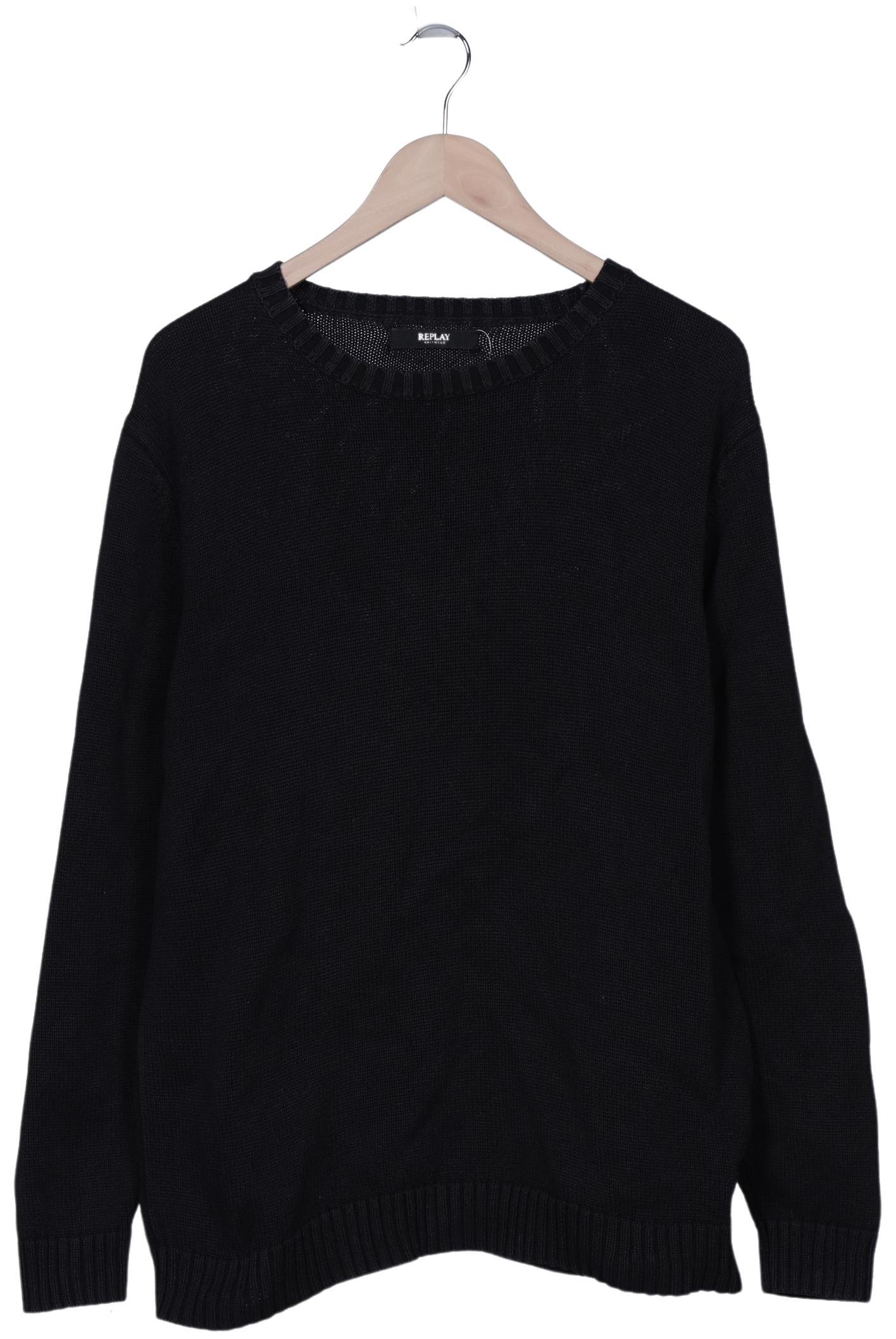 

Replay Herren Pullover, schwarz, Gr. 52