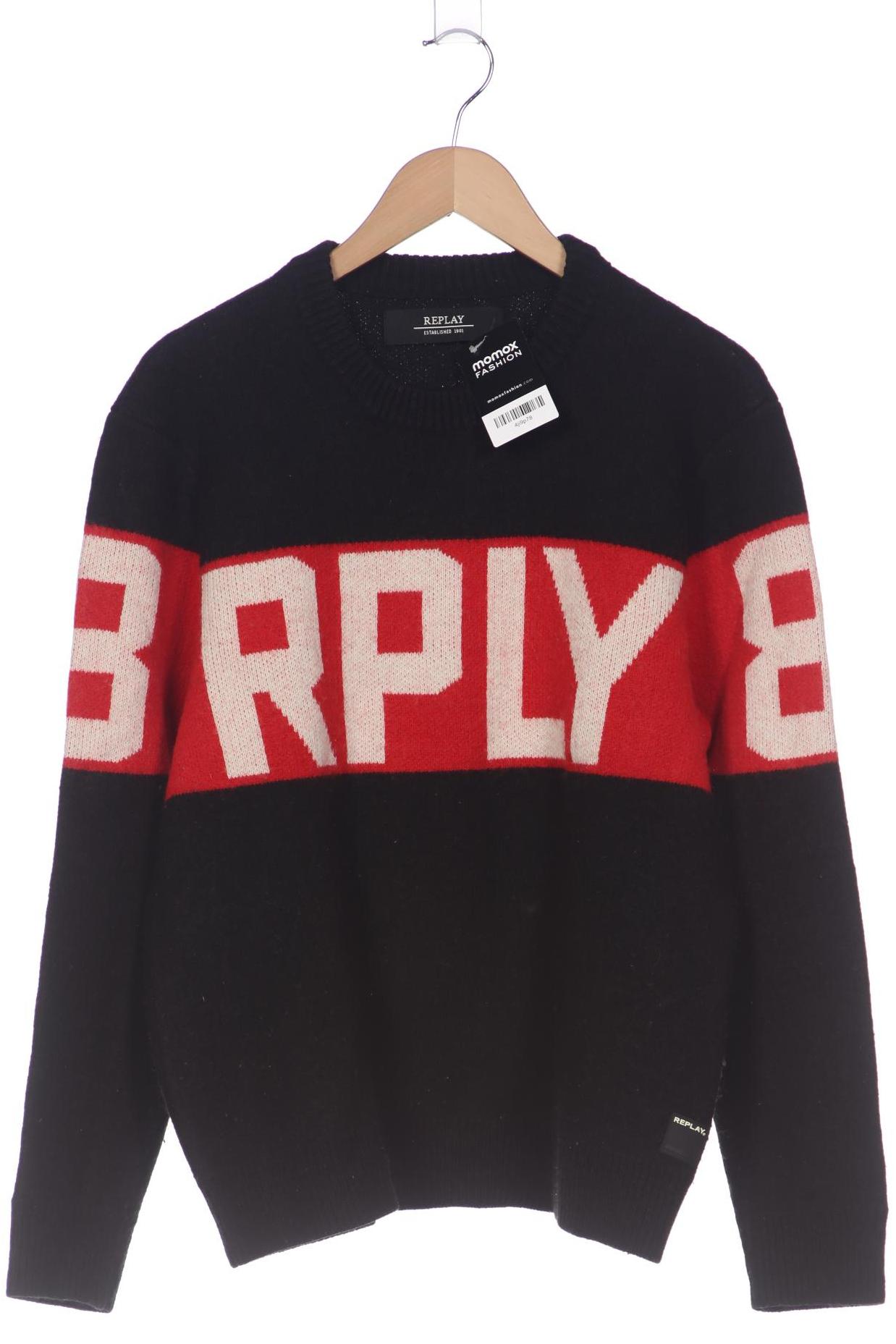

Replay Herren Pullover, schwarz, Gr. 54