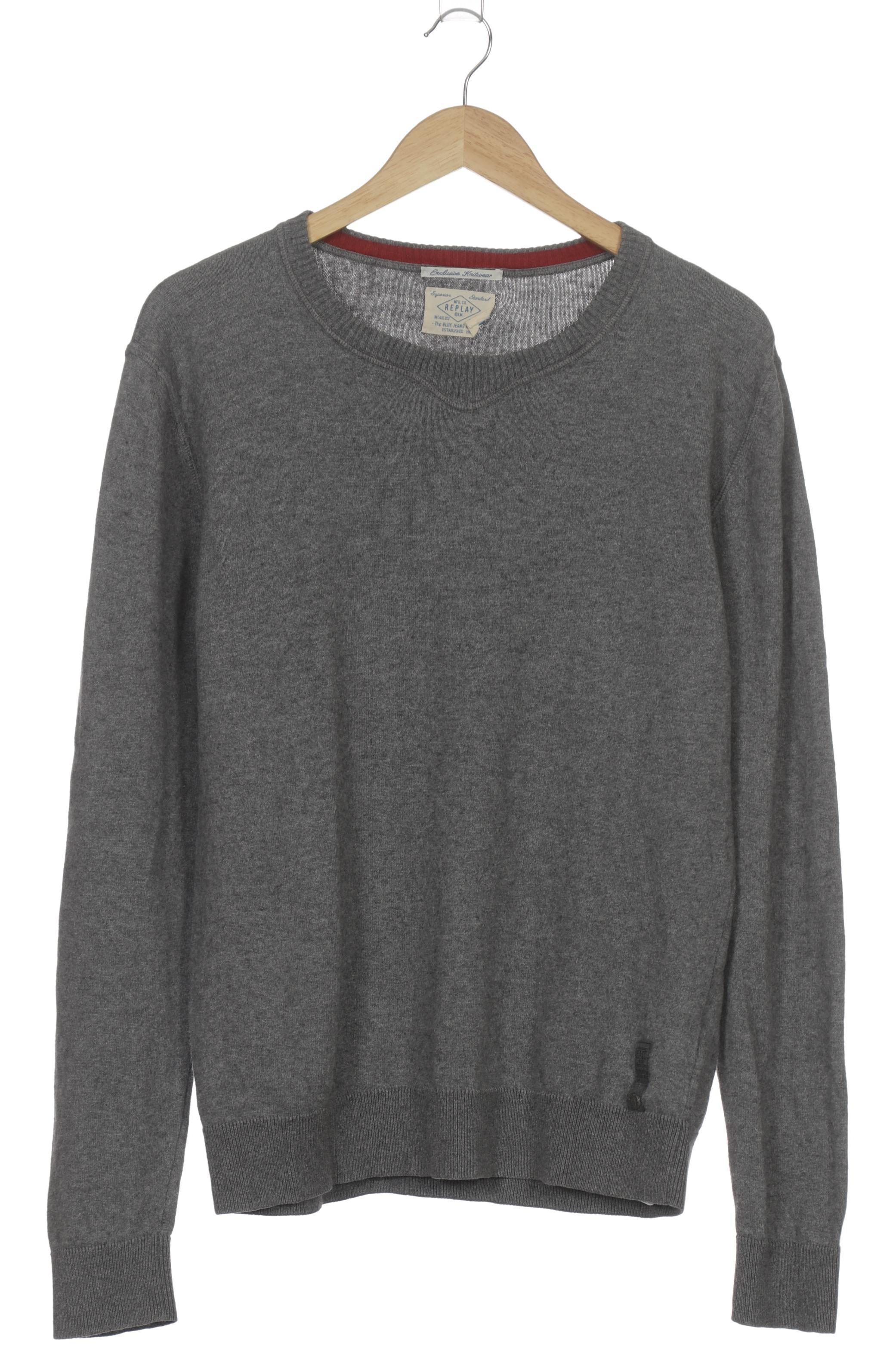

Replay Herren Pullover, grau, Gr.