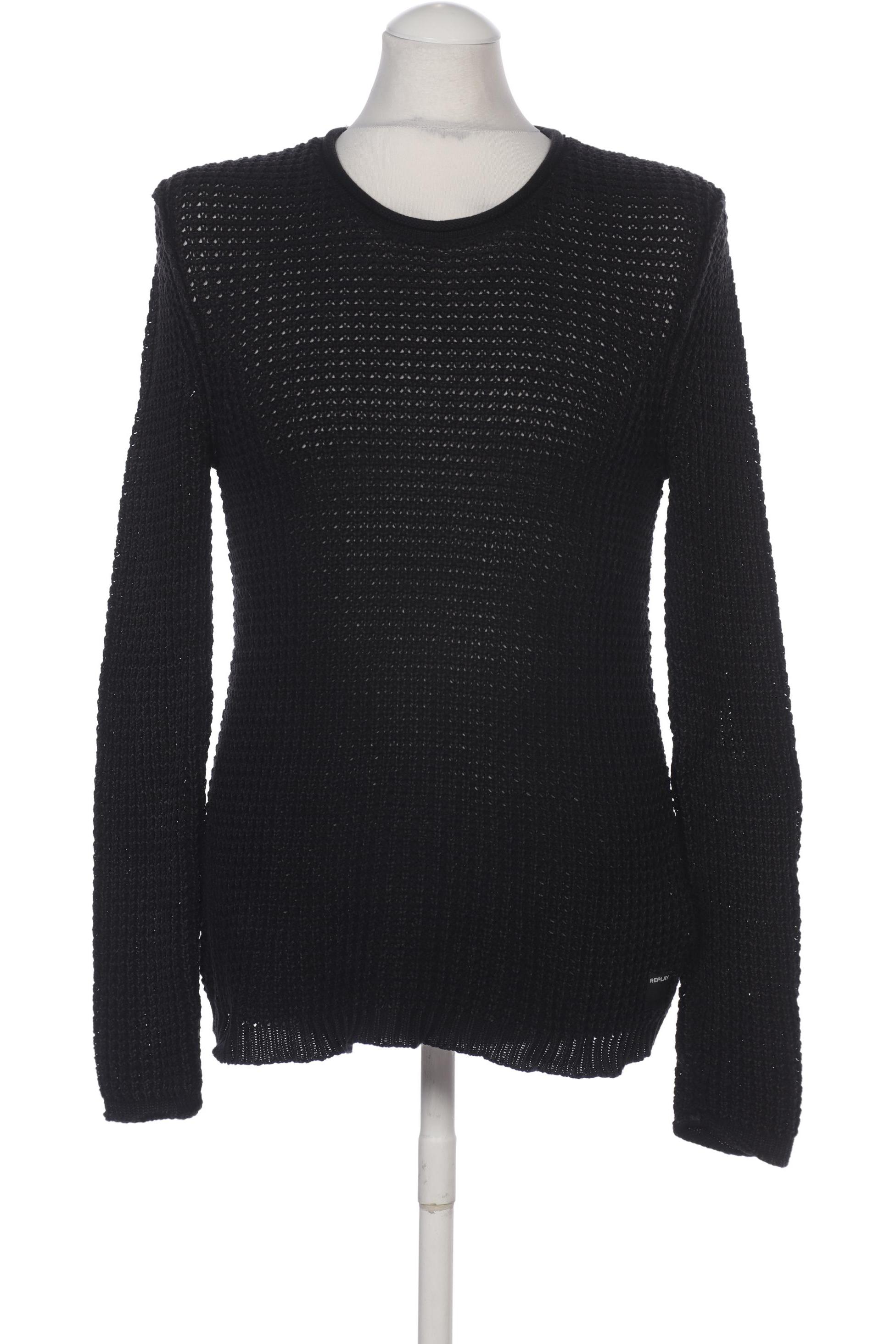

Replay Herren Pullover, schwarz, Gr. 48