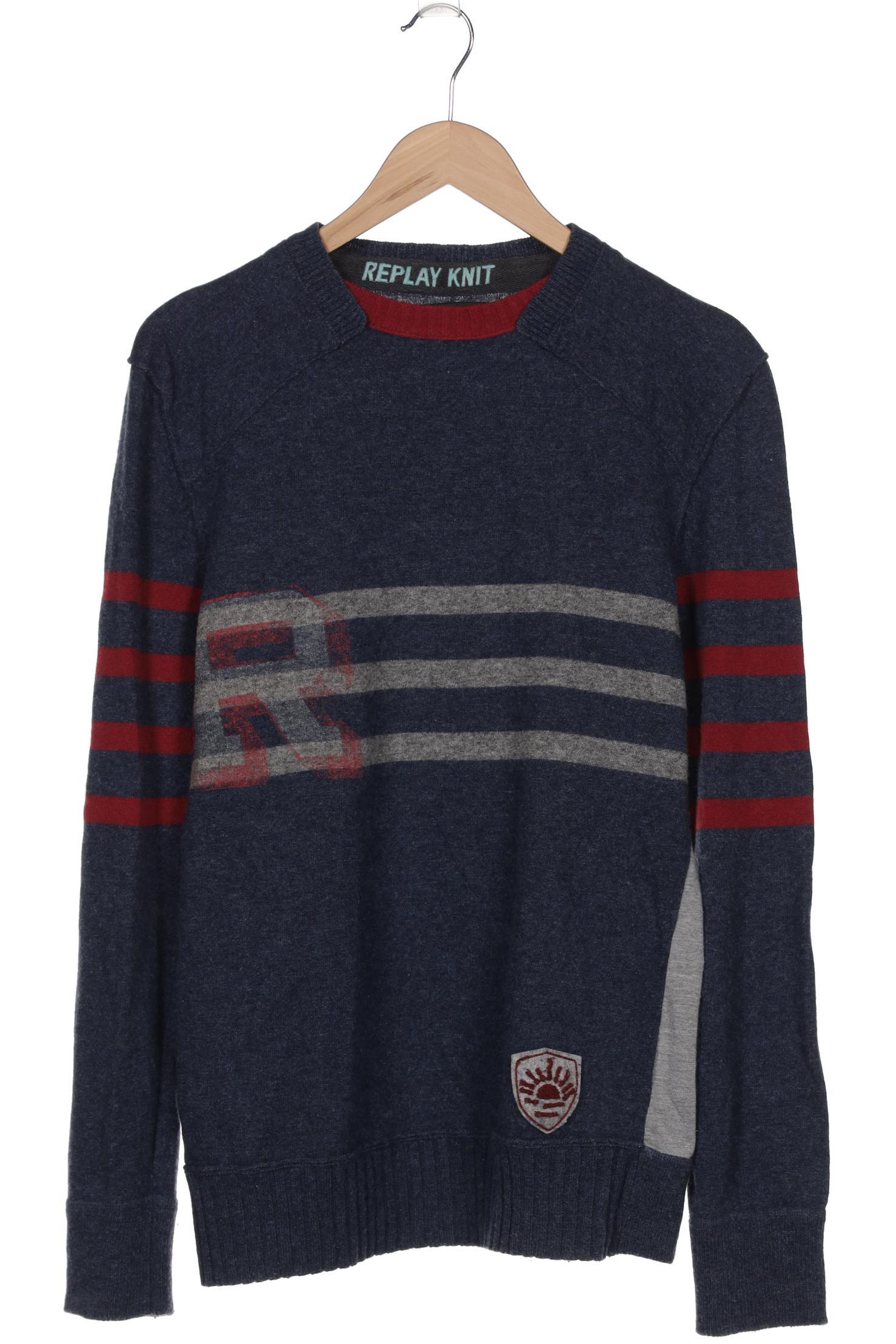 

Replay Herren Pullover, marineblau, Gr. 54