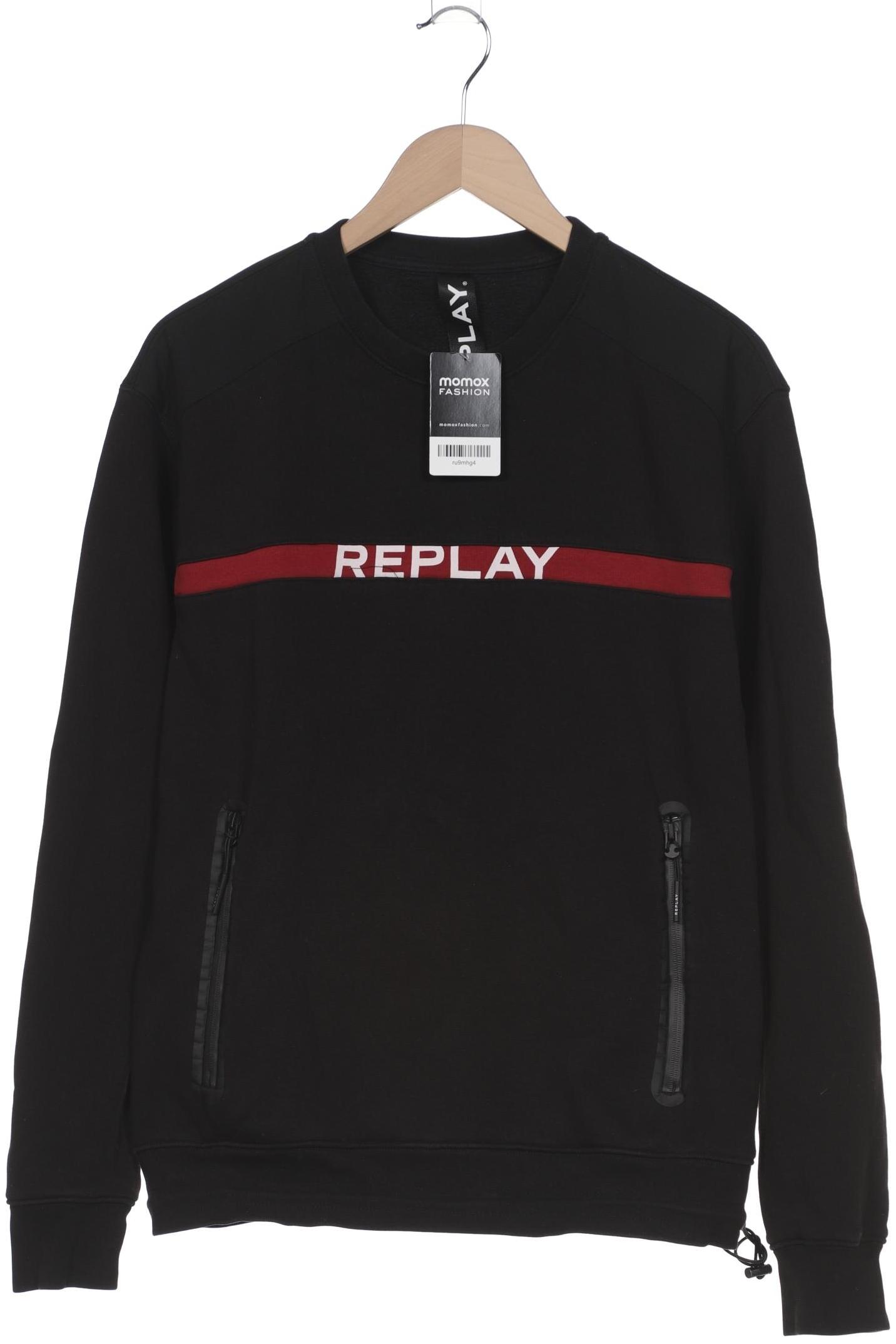 

Replay Herren Pullover, schwarz, Gr. 54