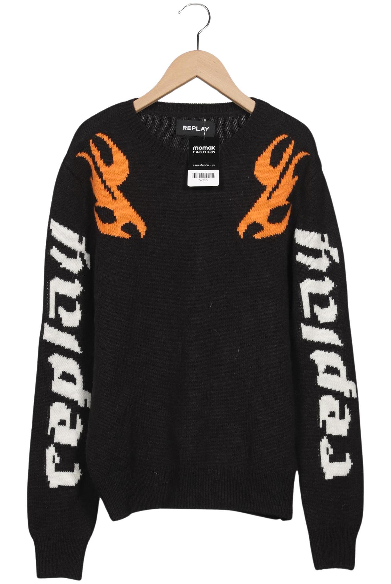

Replay Herren Pullover, schwarz, Gr. 48