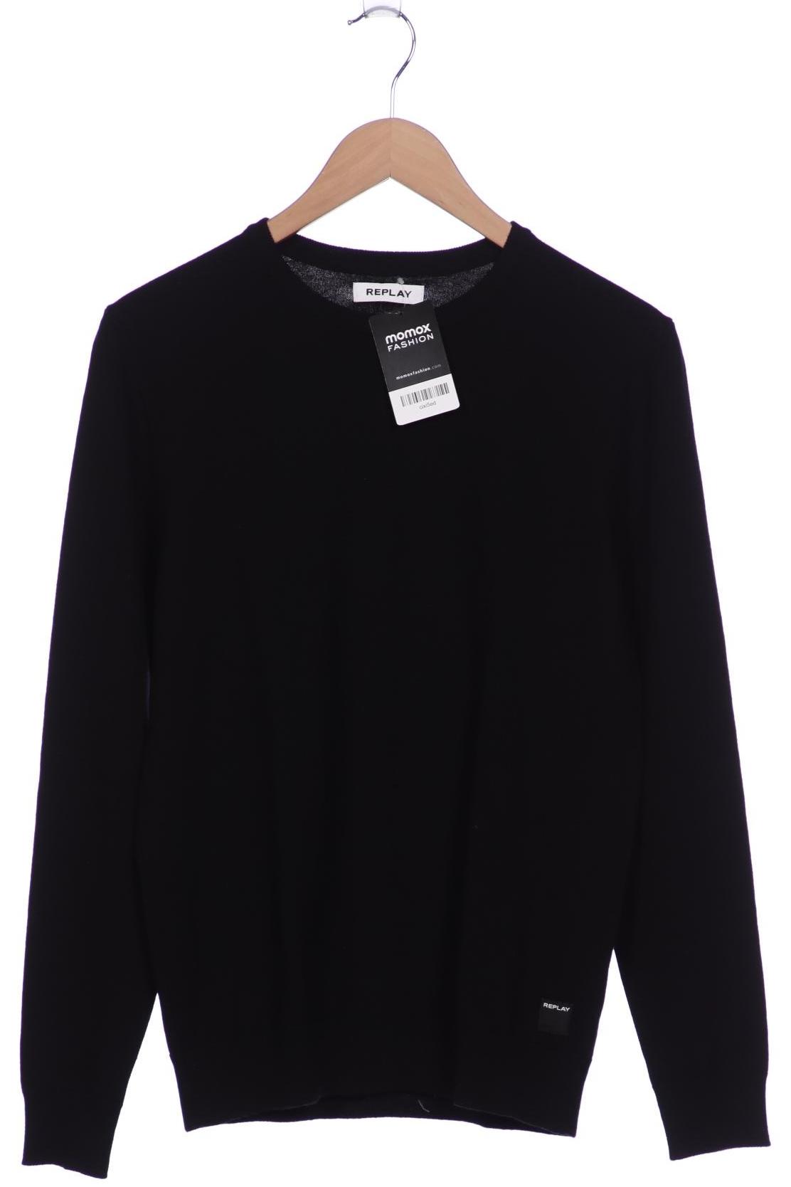 

Replay Herren Pullover, schwarz, Gr. 48