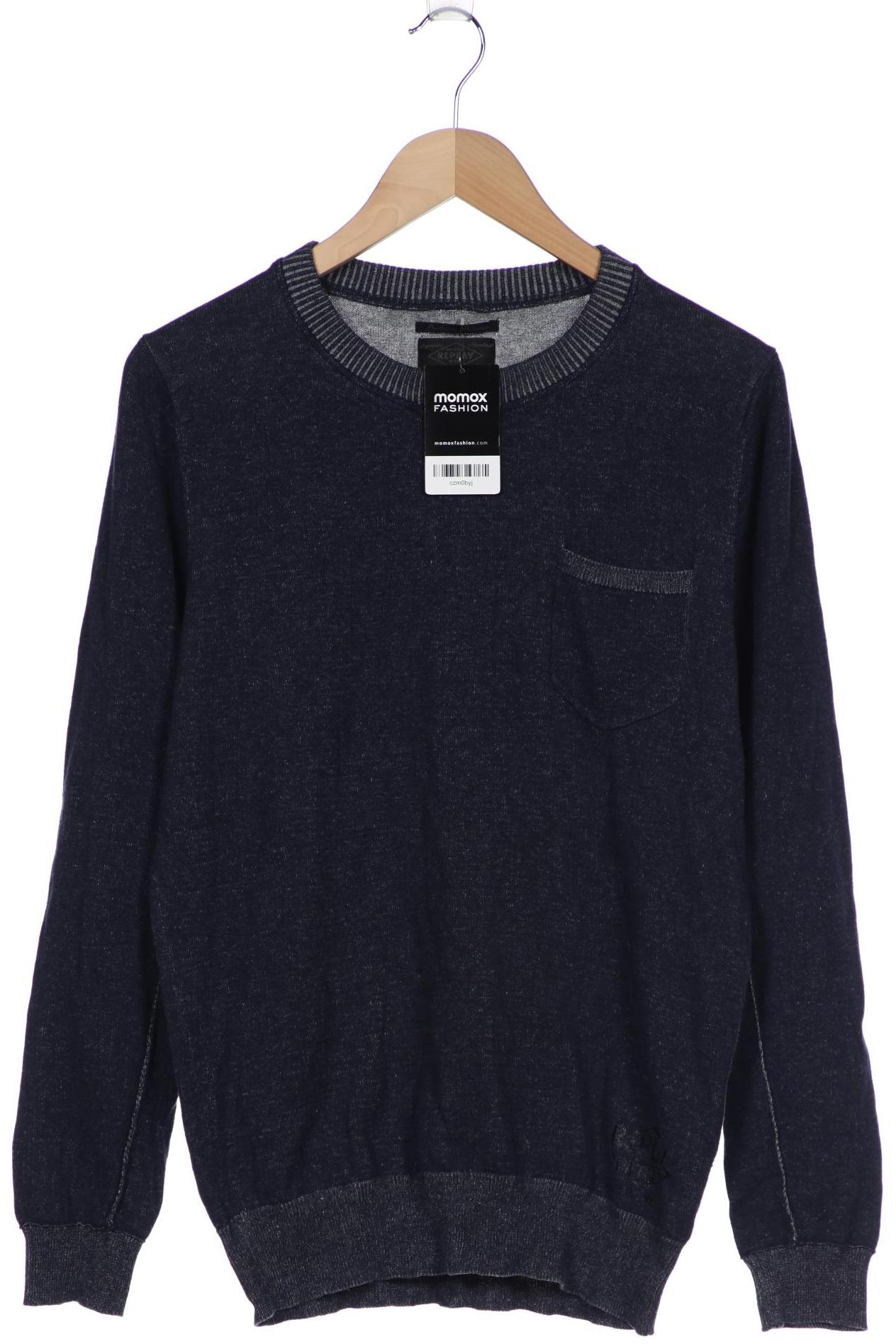

Replay Herren Pullover, marineblau