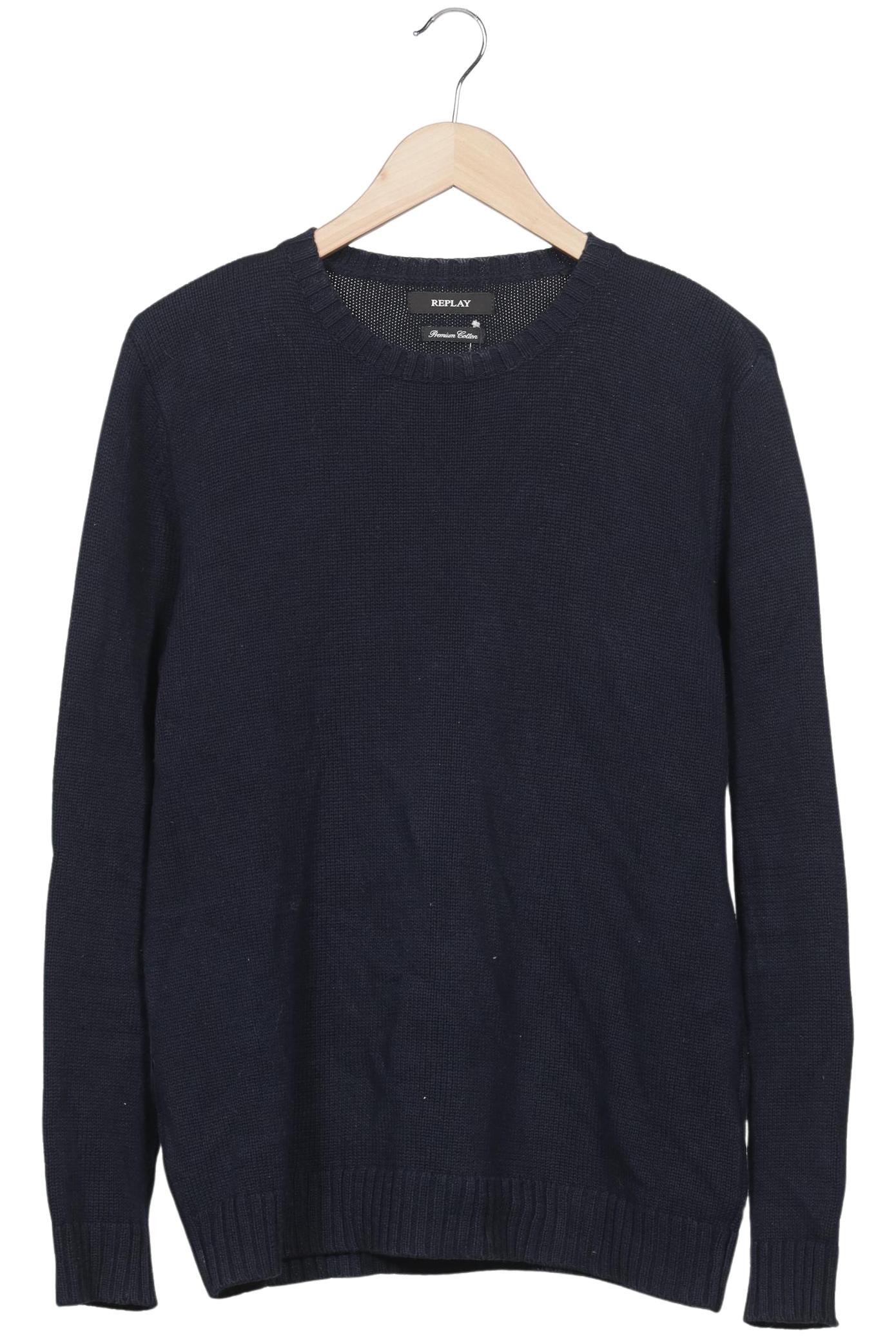 

Replay Herren Pullover, marineblau, Gr. 48