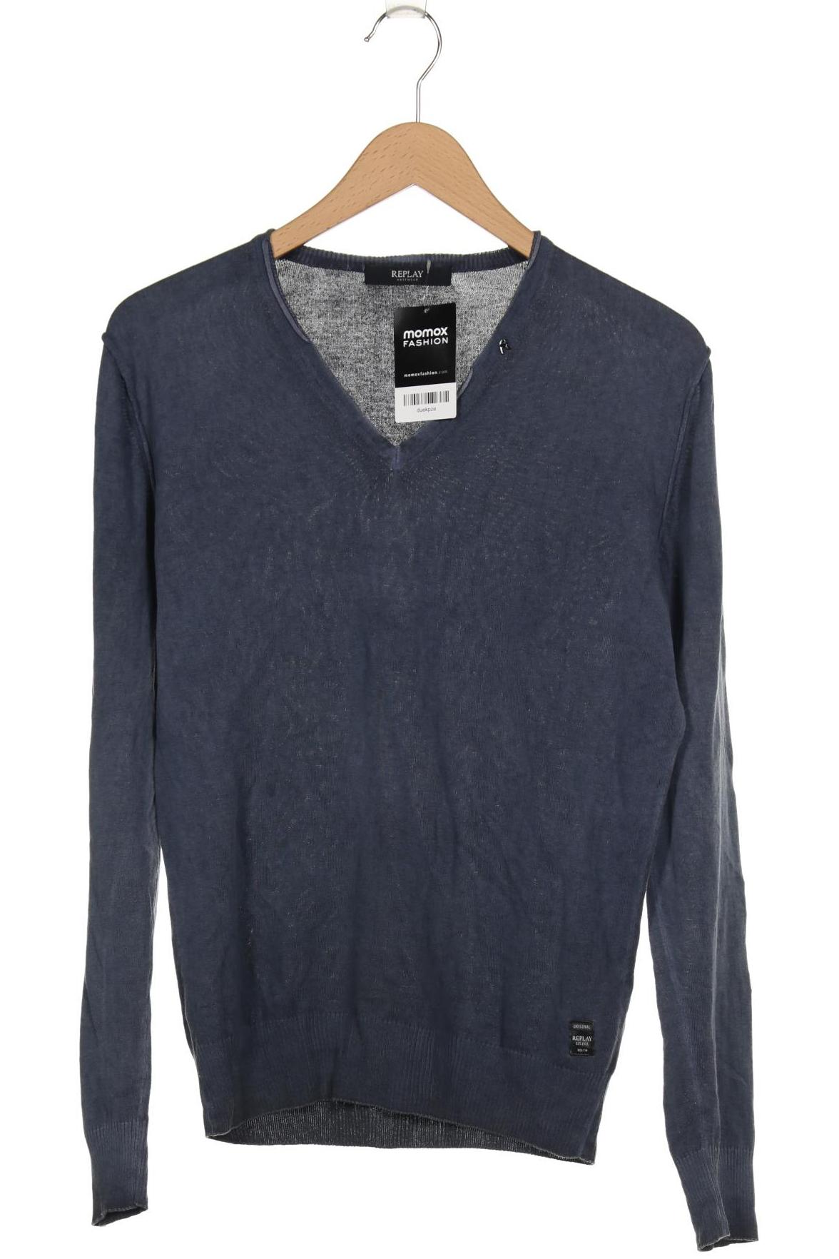 

Replay Herren Pullover, blau, Gr. 48