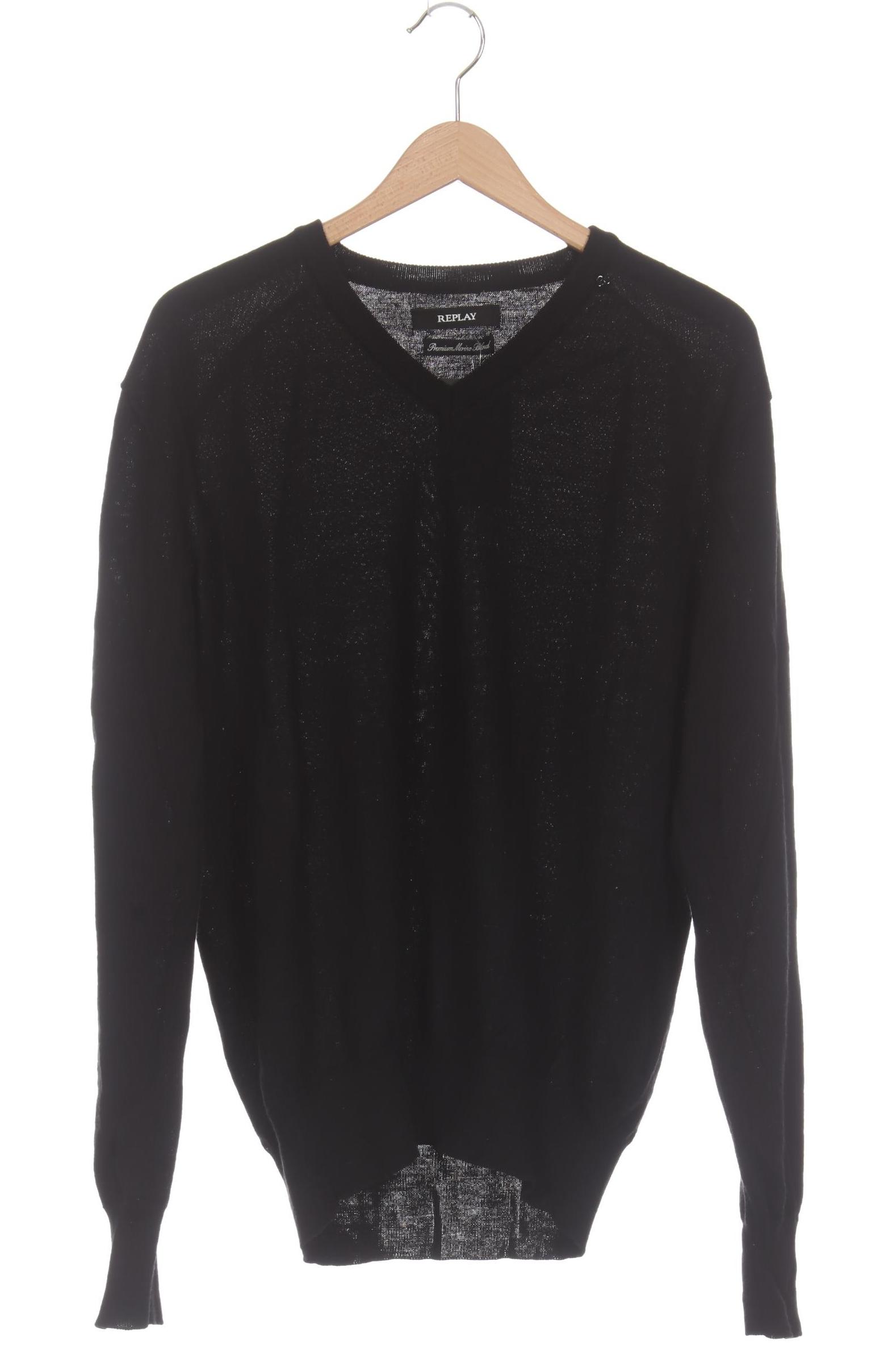 

Replay Herren Pullover, schwarz, Gr.