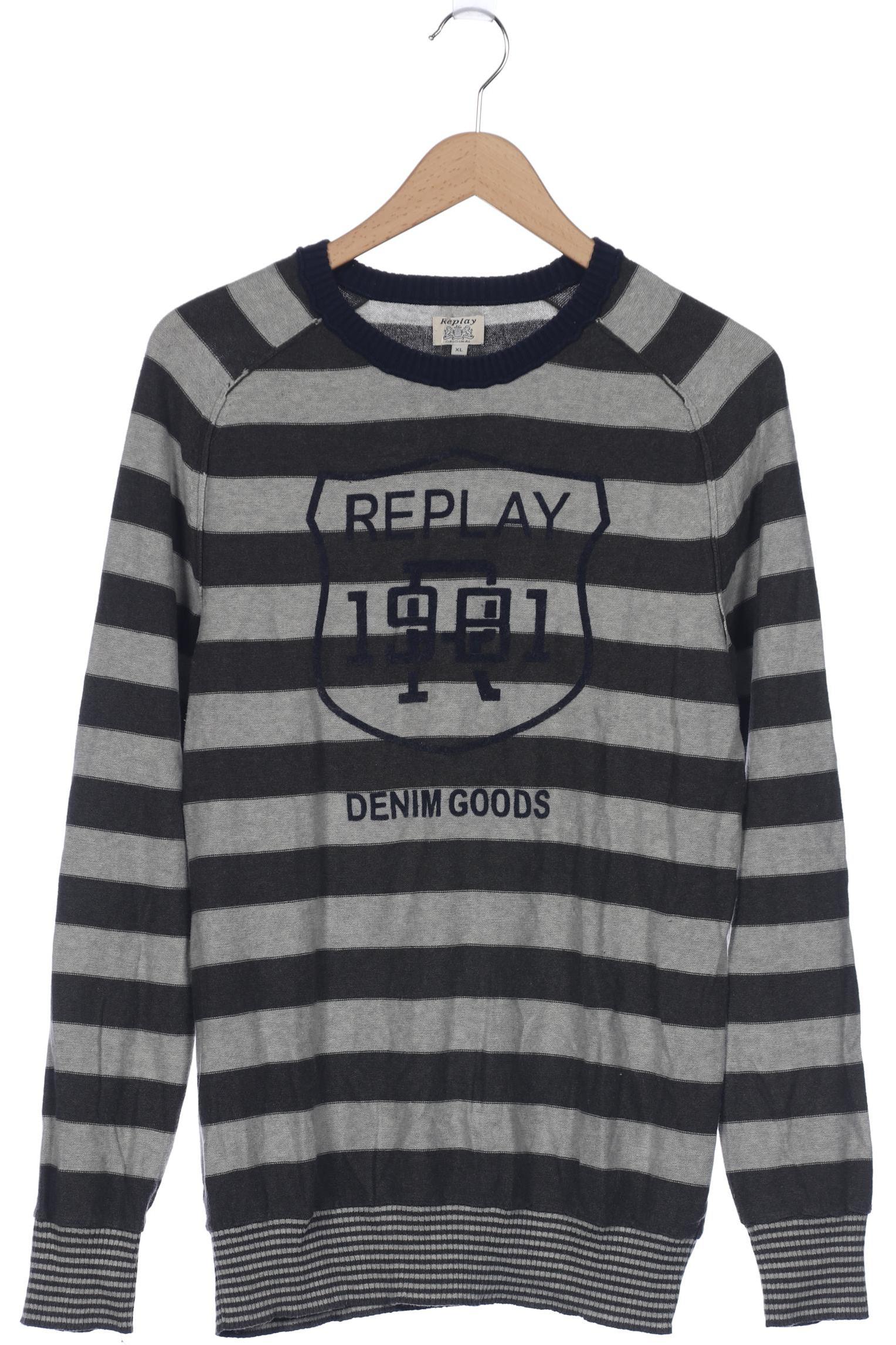 

Replay Herren Pullover, grau, Gr. 44