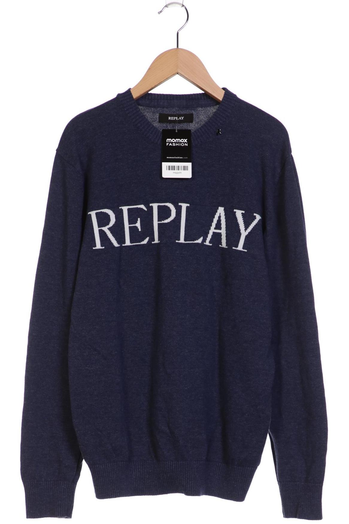 

Replay Herren Pullover, blau, Gr. 52