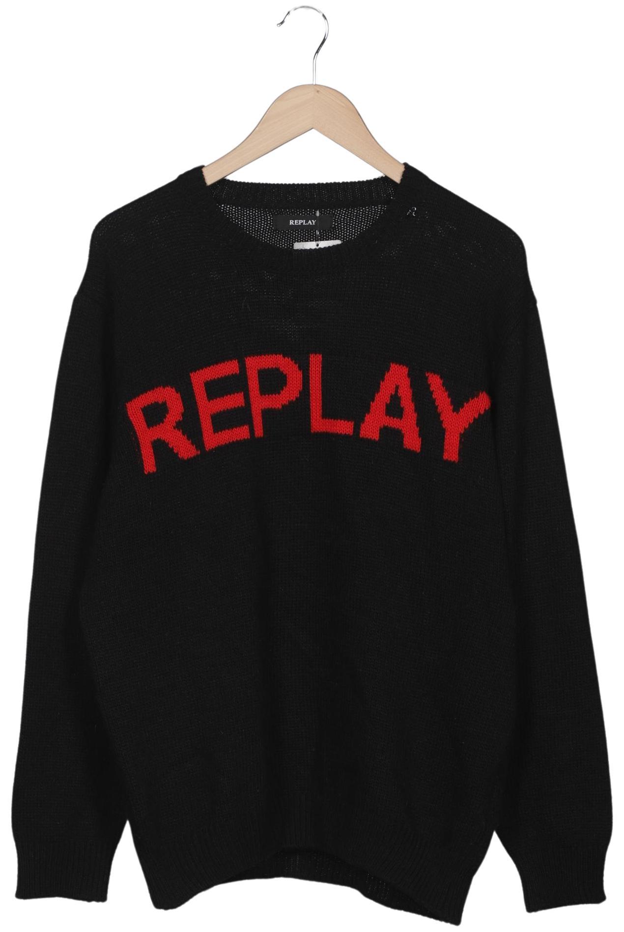 

Replay Herren Pullover, schwarz, Gr. 54