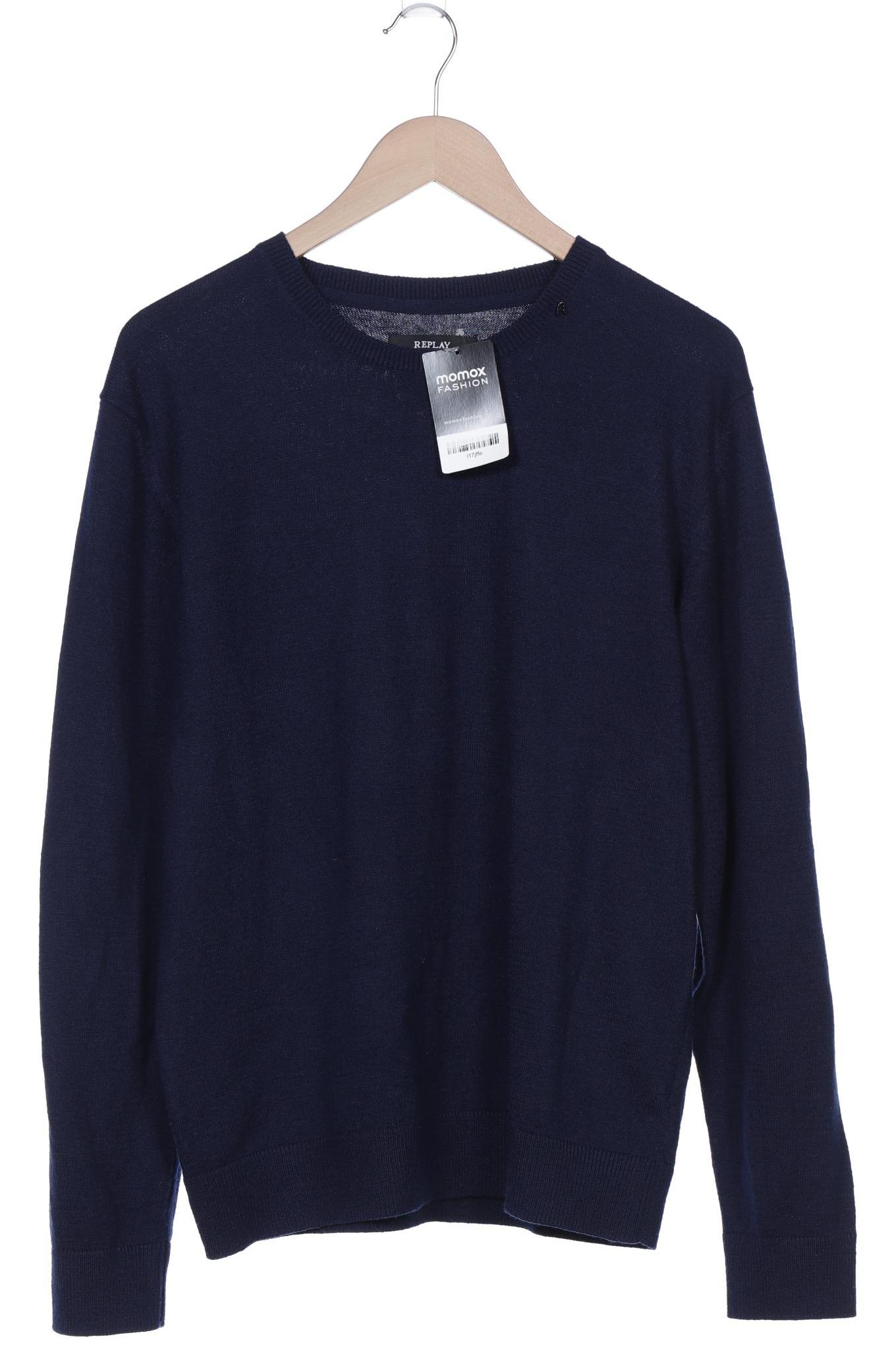 

Replay Herren Pullover, marineblau, Gr. 52