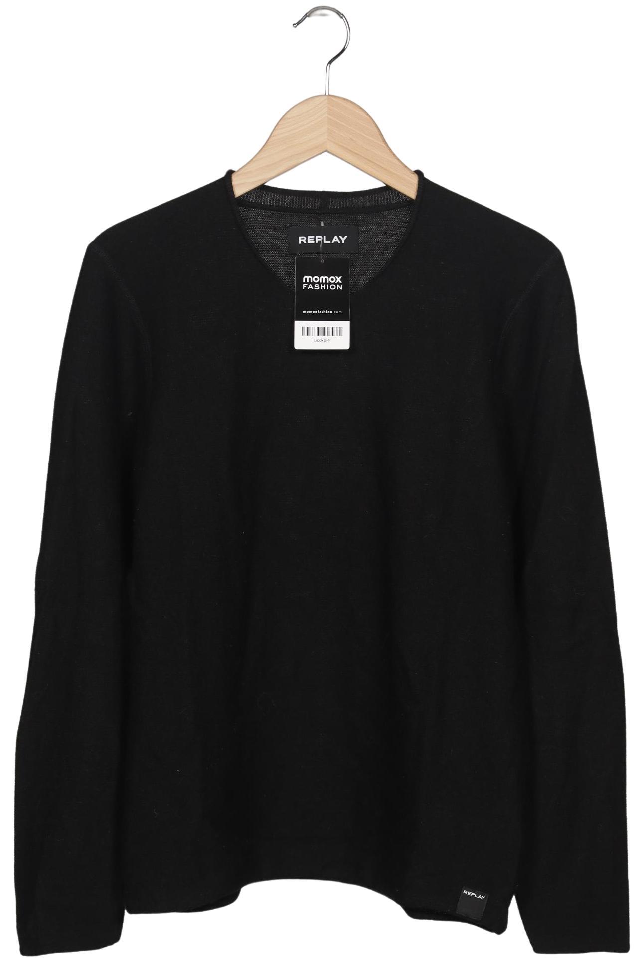 

Replay Herren Pullover, schwarz, Gr. 52
