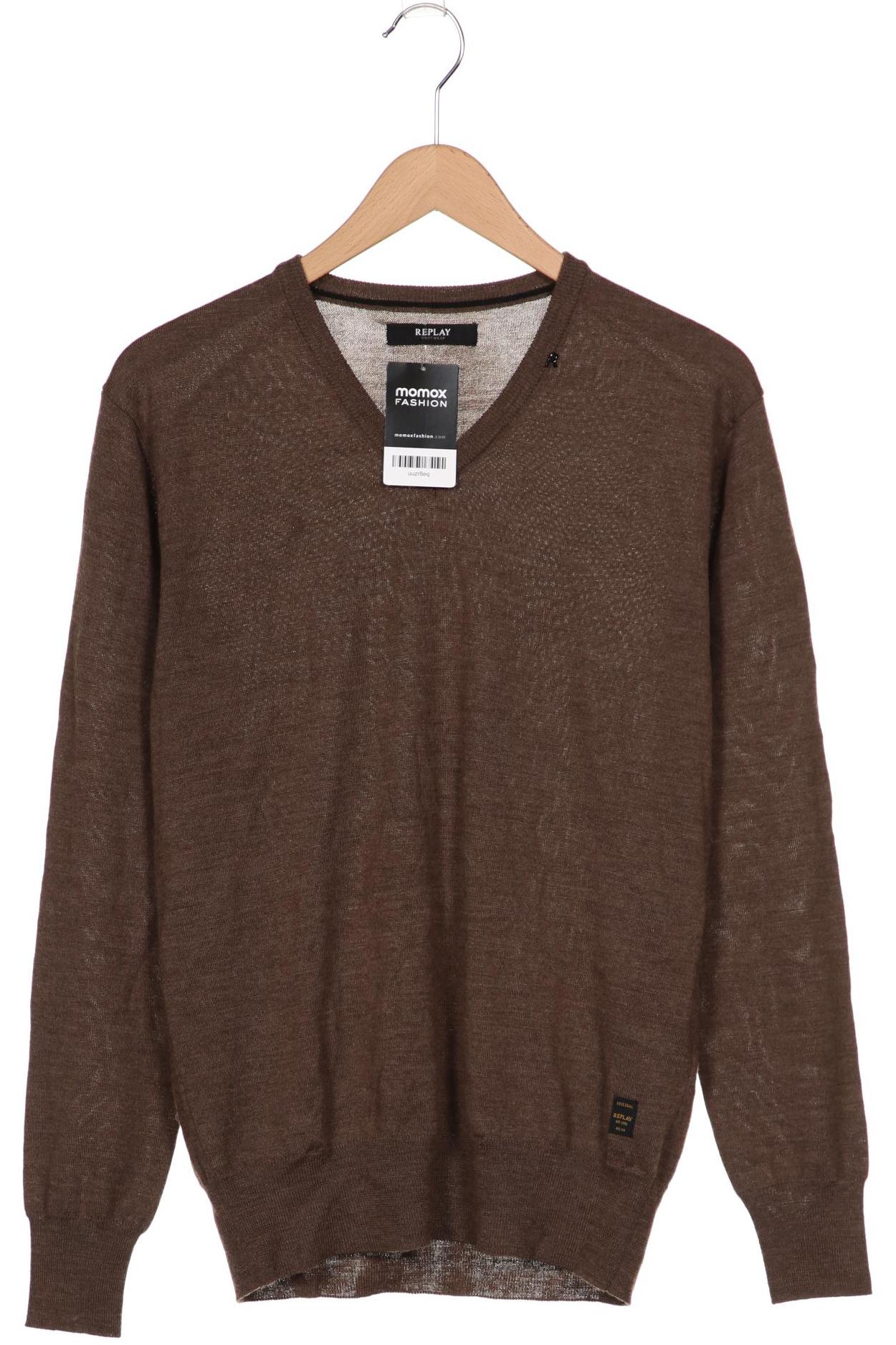 

Replay Herren Pullover, braun, Gr. 48