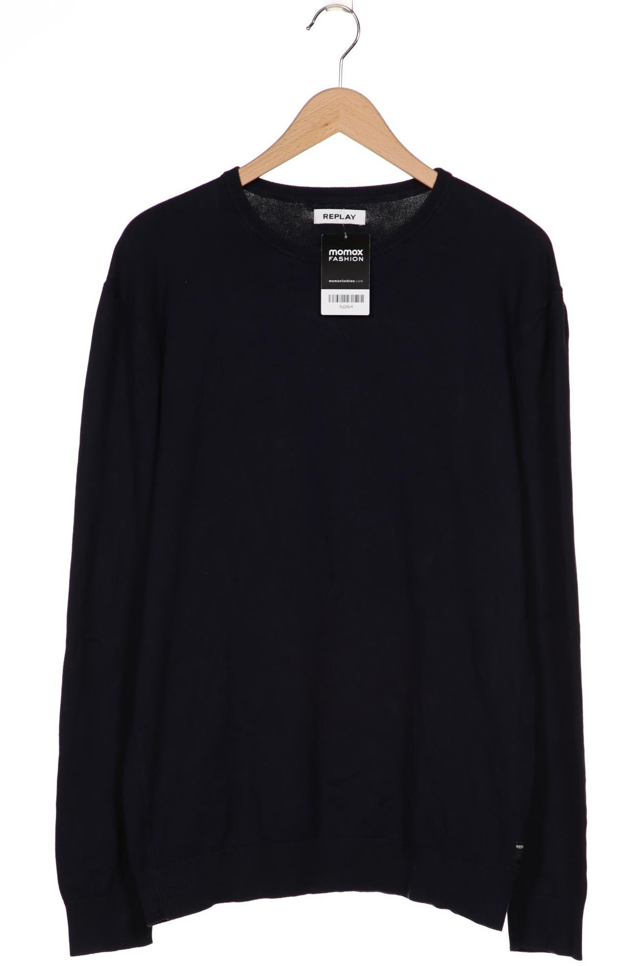 

Replay Herren Pullover, marineblau