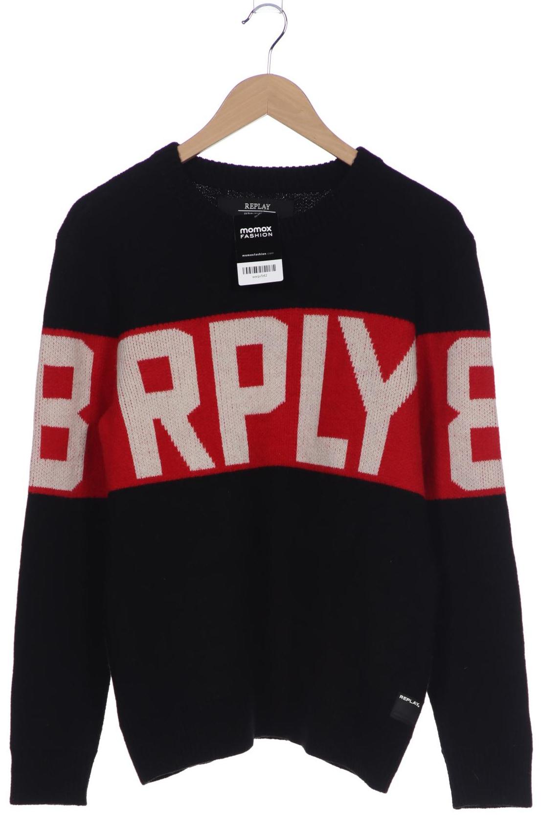 

Replay Herren Pullover, schwarz, Gr. 48