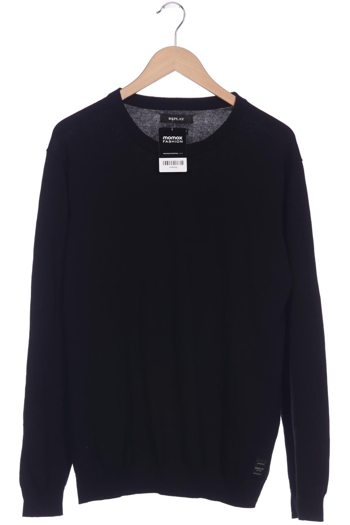 

Replay Herren Pullover, schwarz, Gr. 52