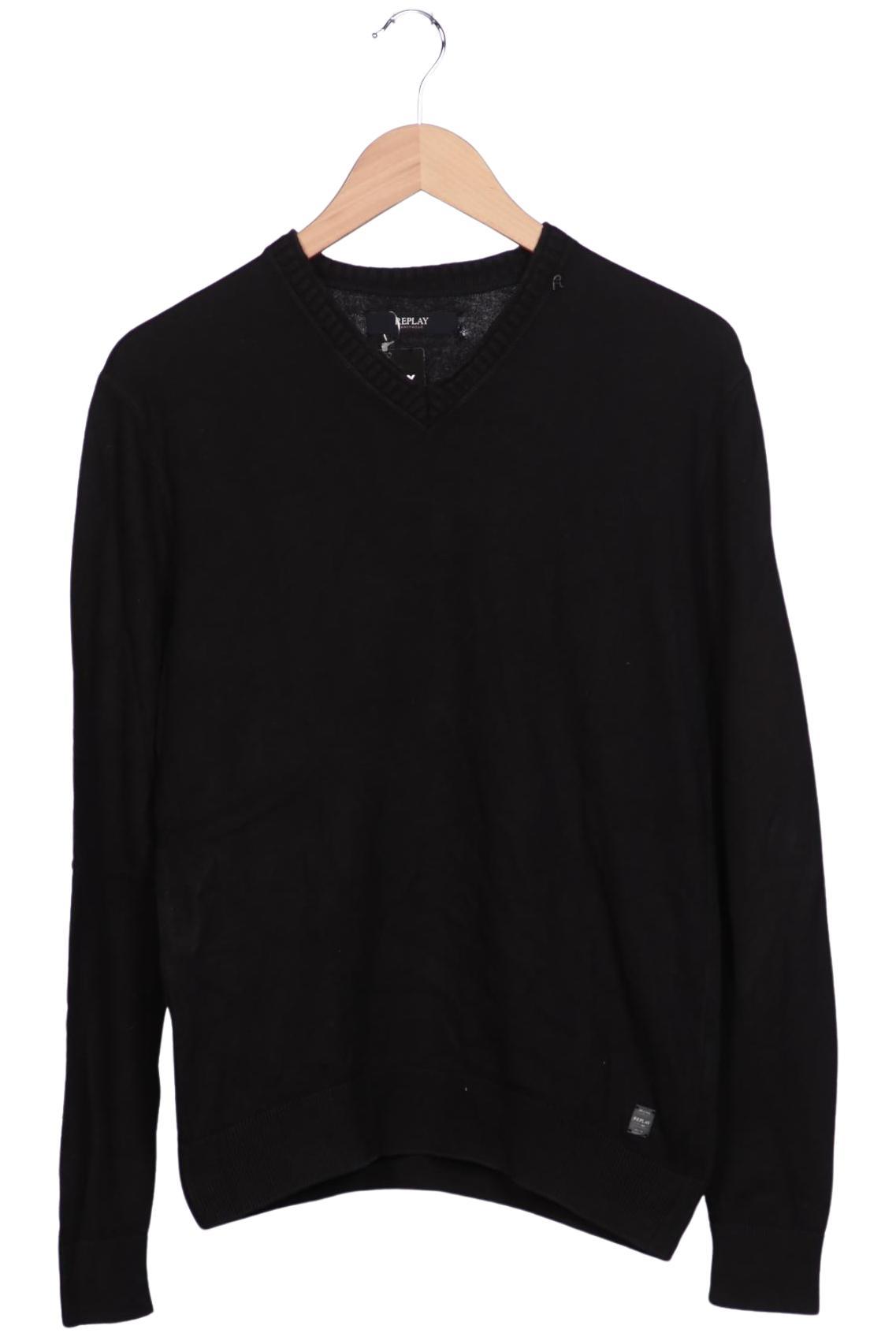 

Replay Herren Pullover, schwarz, Gr. 48