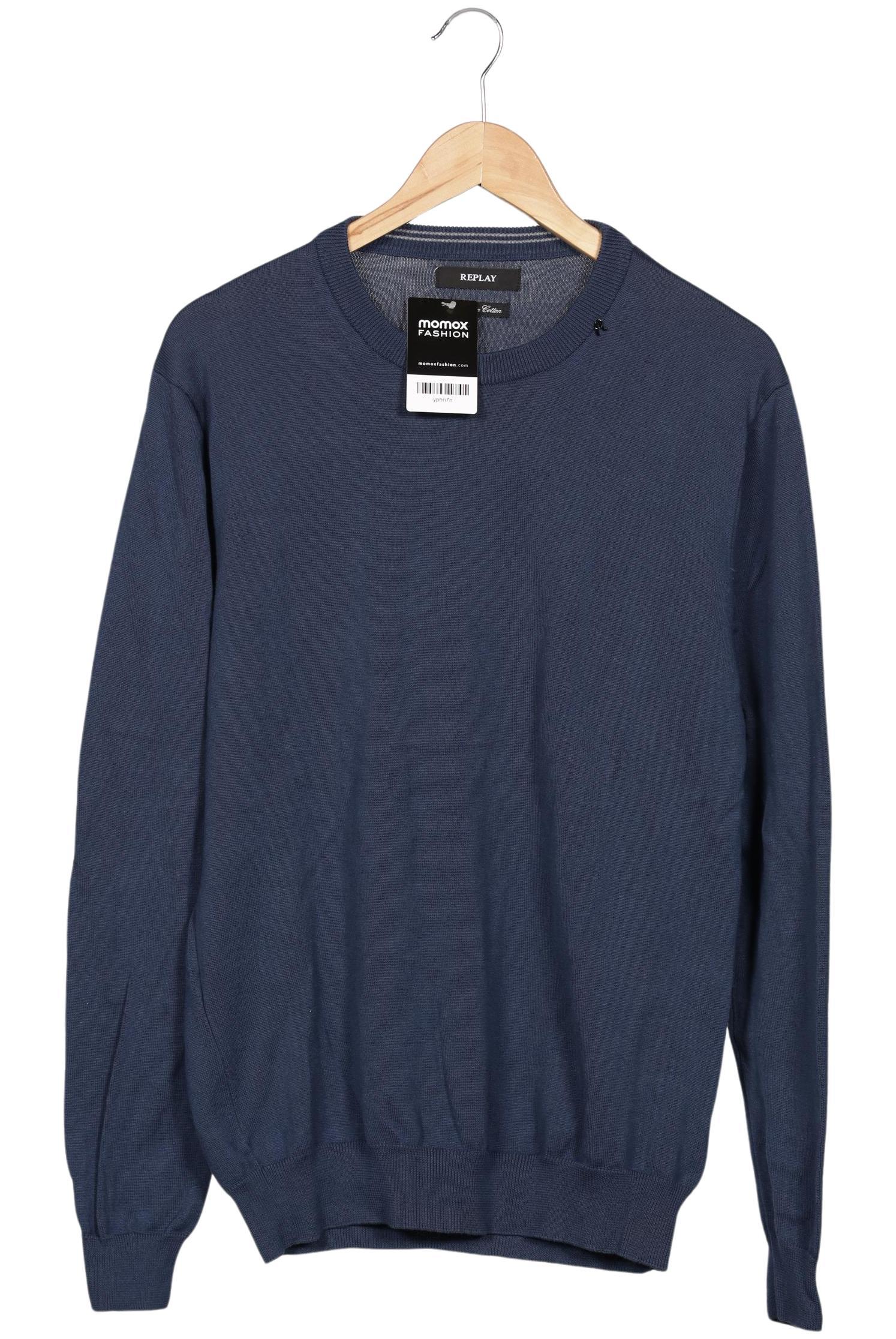 

Replay Herren Pullover, marineblau, Gr. 48