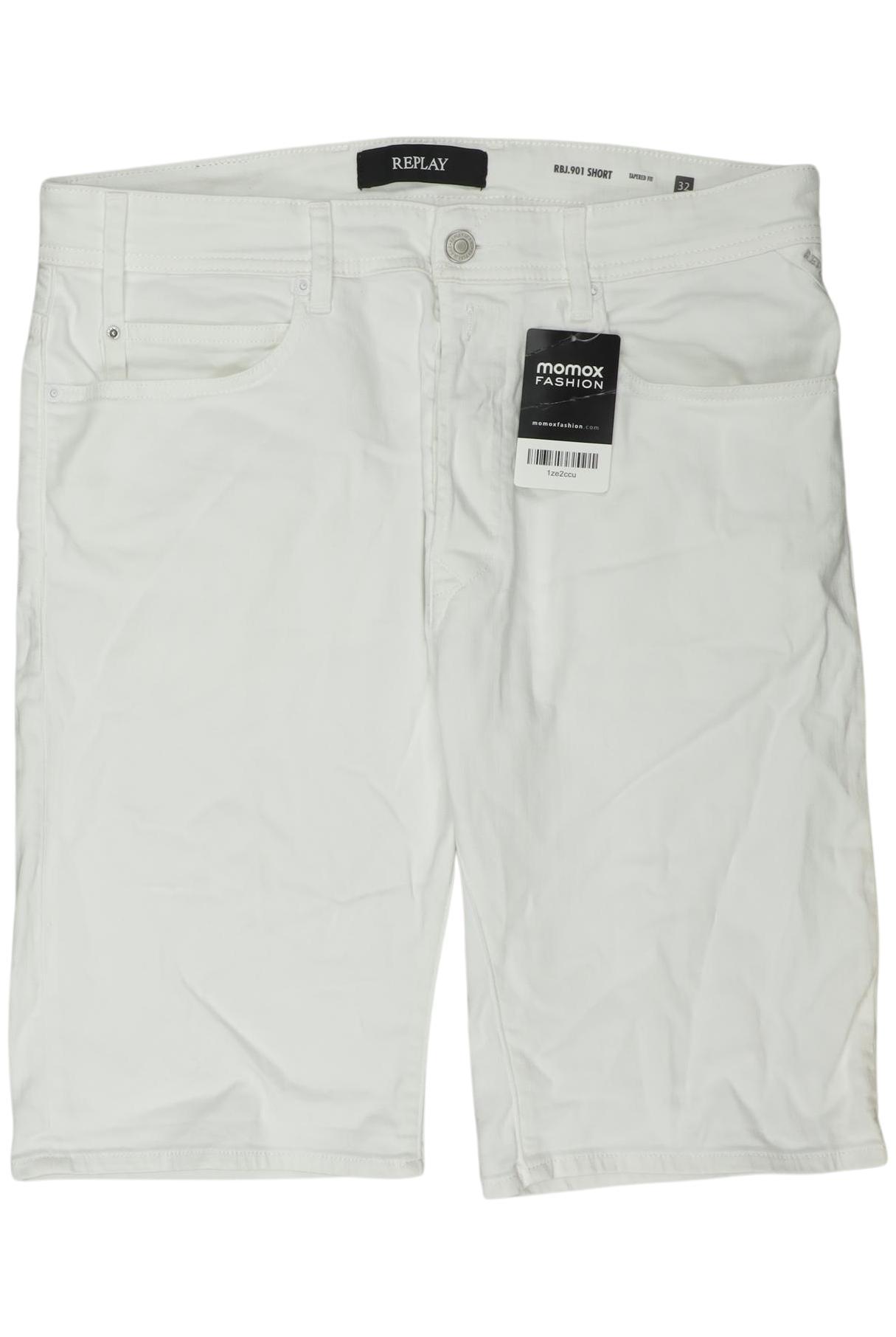 Thumbnail - Replay Herren Shorts, weiß, Gr. 32