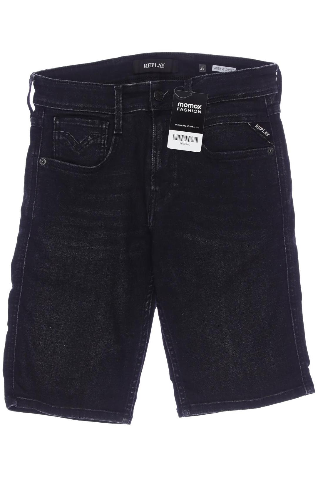 

Replay Herren Shorts, schwarz, Gr. 28