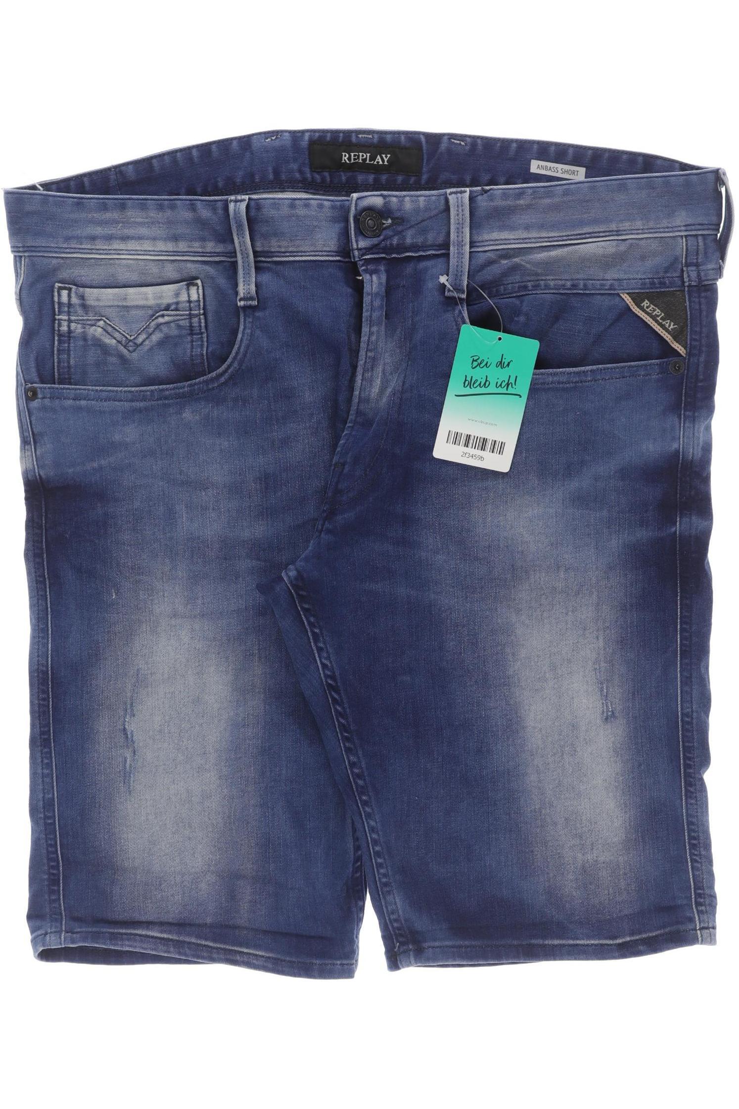 Thumbnail - Replay Herren Shorts, blau, Gr. 33