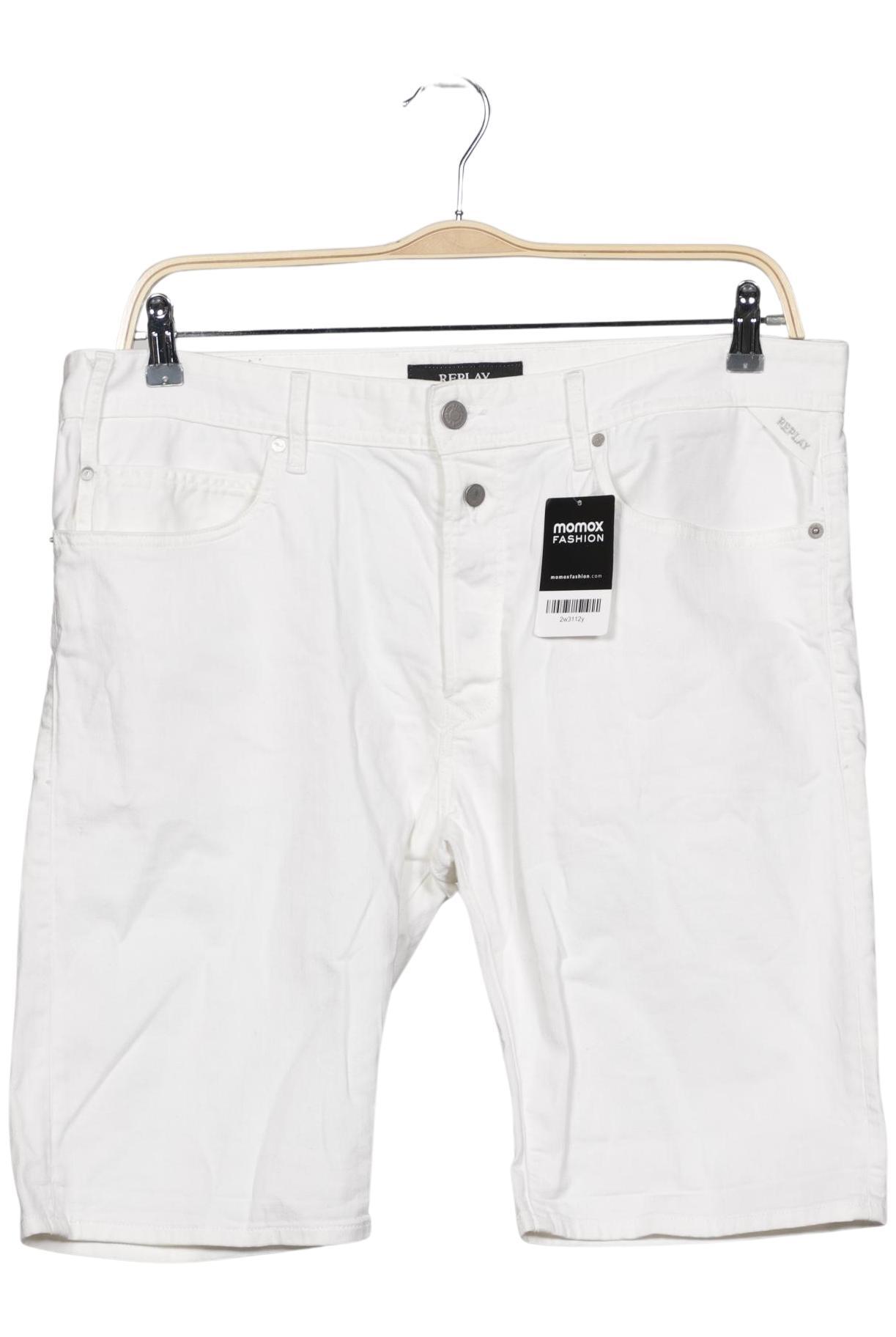 

Replay Herren Shorts, weiß, Gr. 34