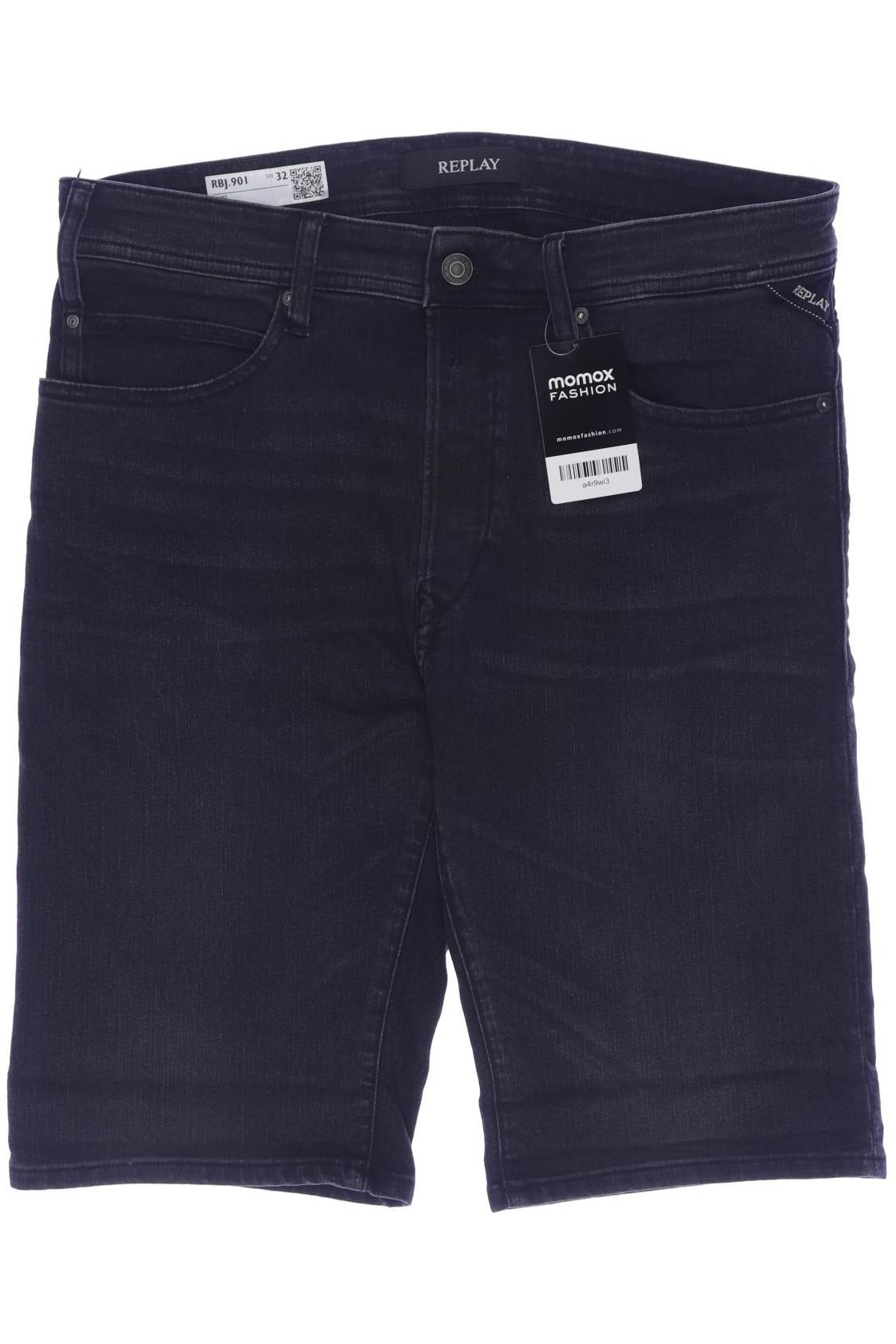

Replay Herren Shorts, schwarz, Gr. 32