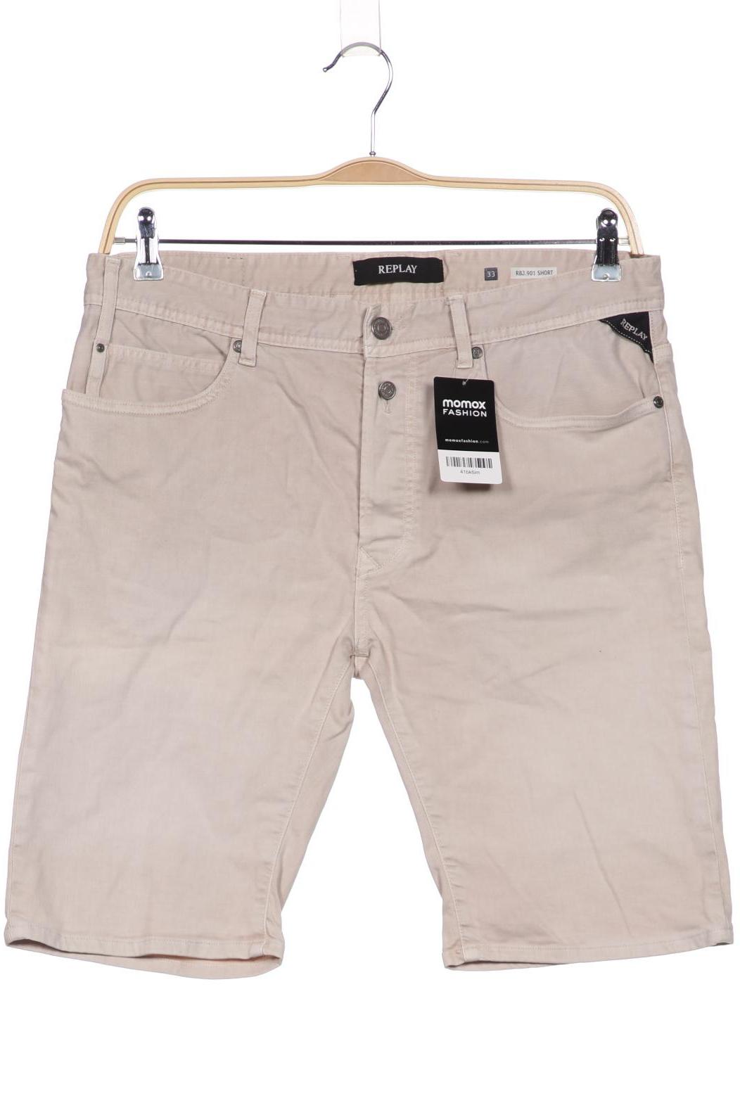 

Replay Herren Shorts, cremeweiß