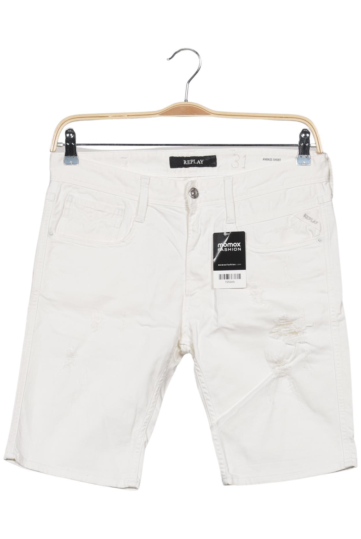 

Replay Herren Shorts, weiß, Gr. 31