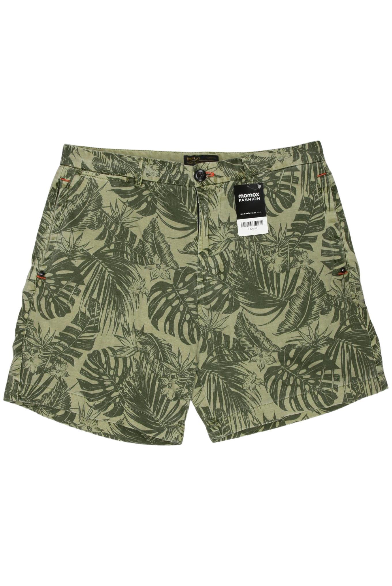 

Replay Herren Shorts, grün, Gr. 32