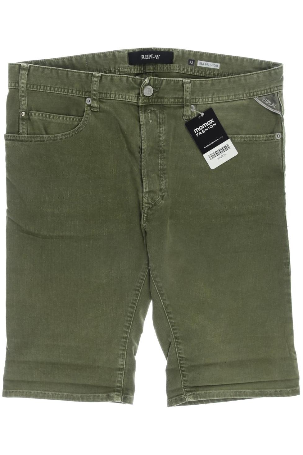 

Replay Herren Shorts, grün, Gr. 32