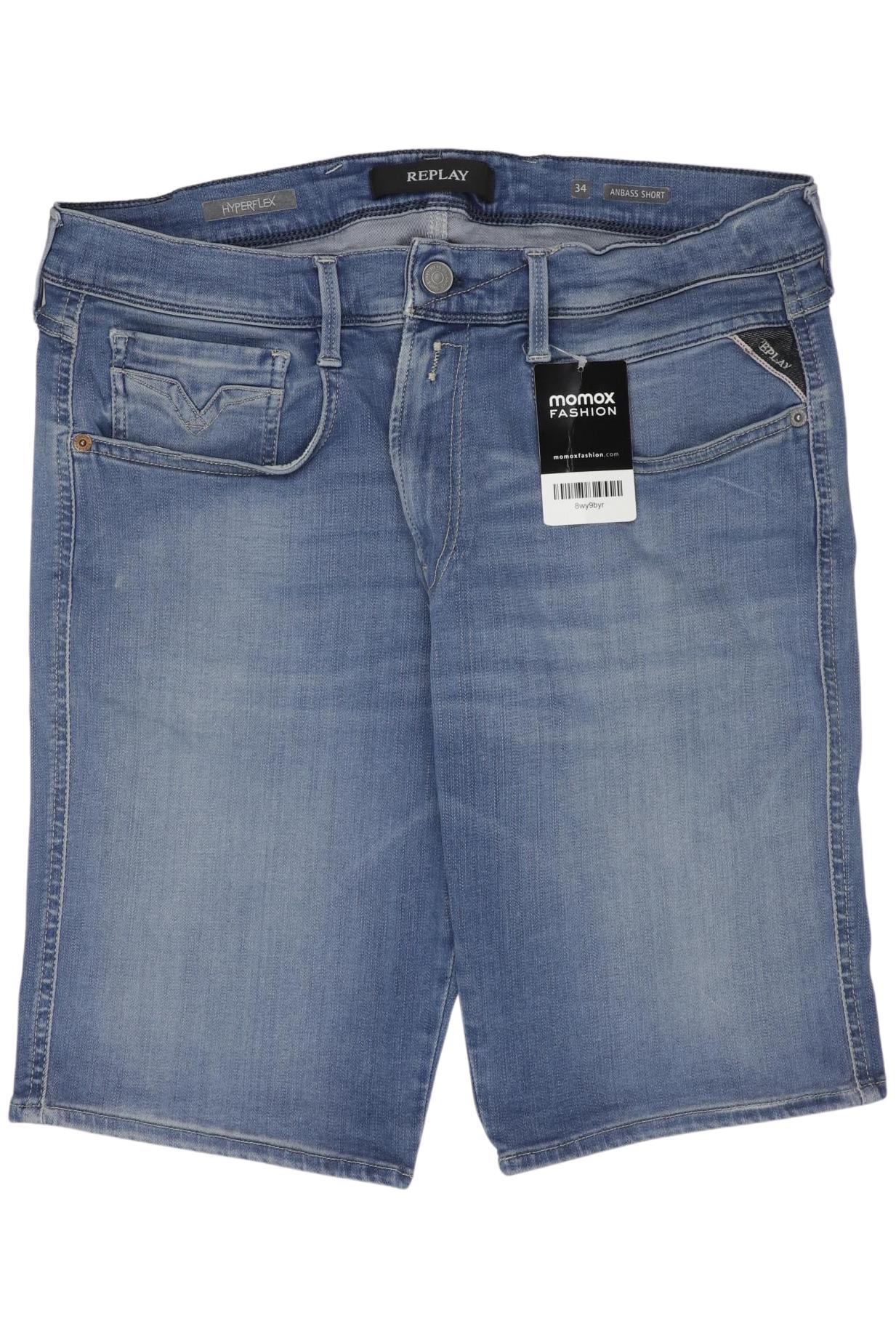 

Replay Herren Shorts, blau, Gr. 34