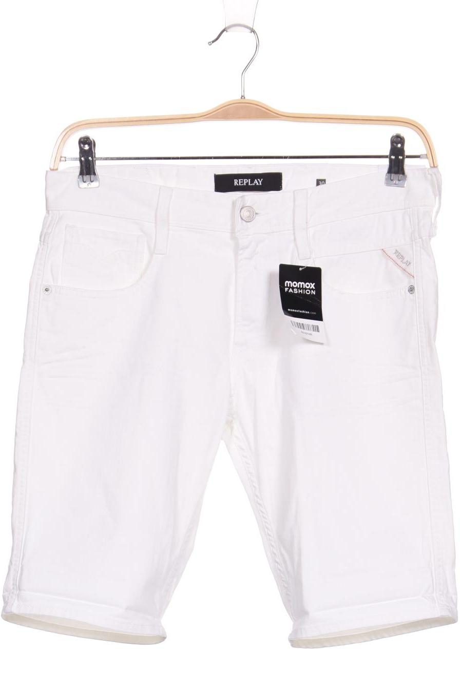 

Replay Herren Shorts, weiß, Gr. 46