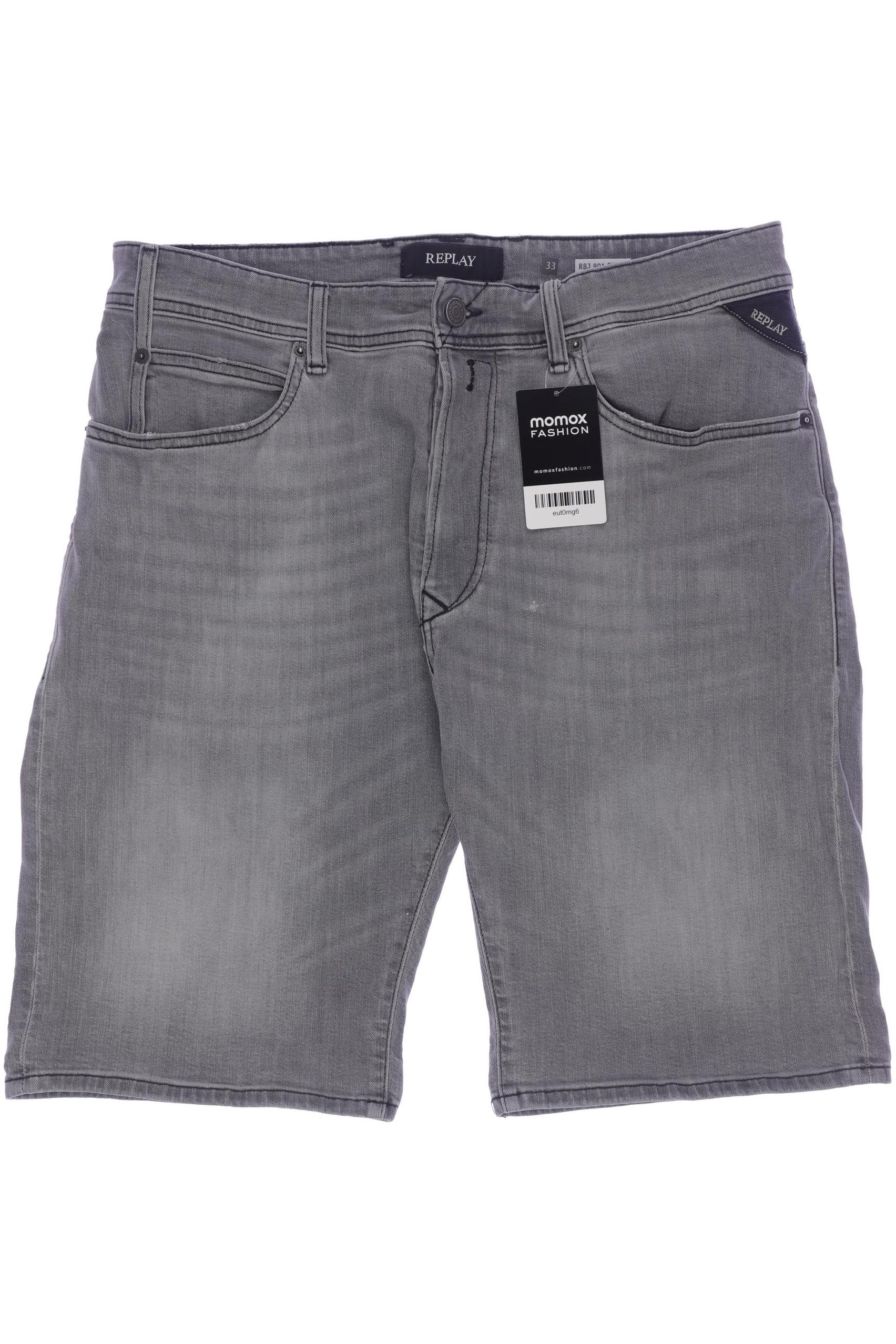 

Replay Herren Shorts, grau, Gr. 33