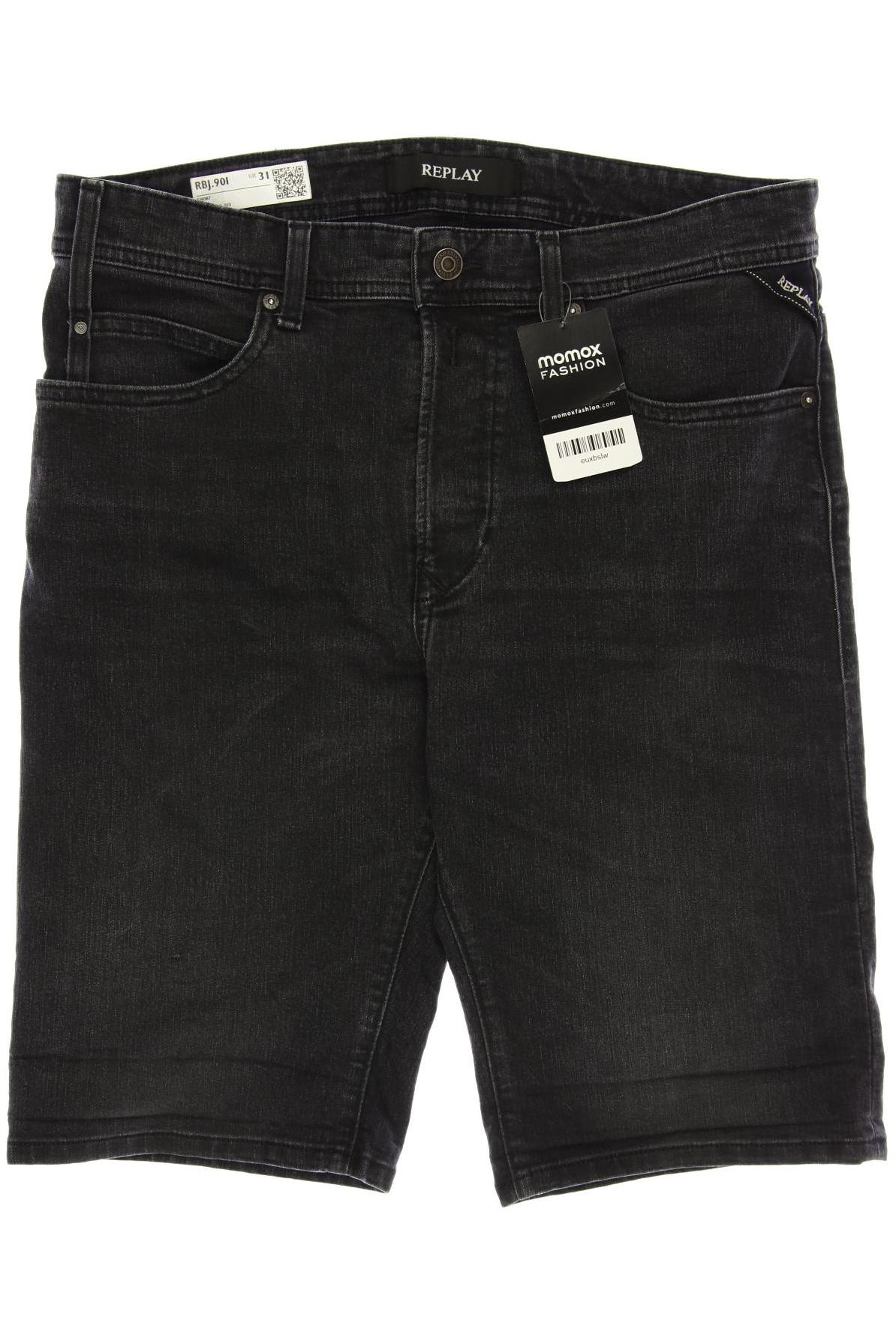 

Replay Herren Shorts, schwarz, Gr. 48