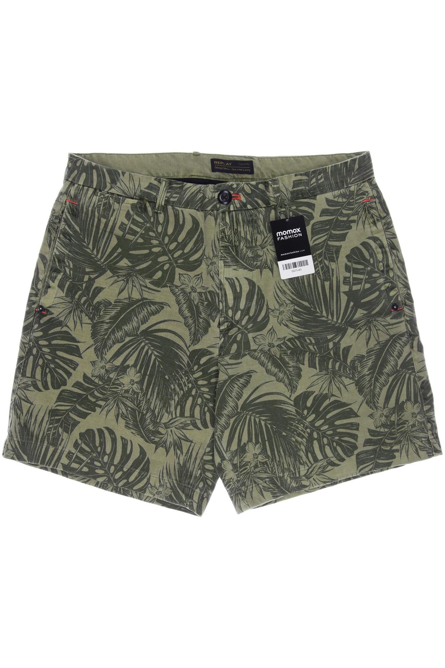 

Replay Herren Shorts, grün, Gr. 32