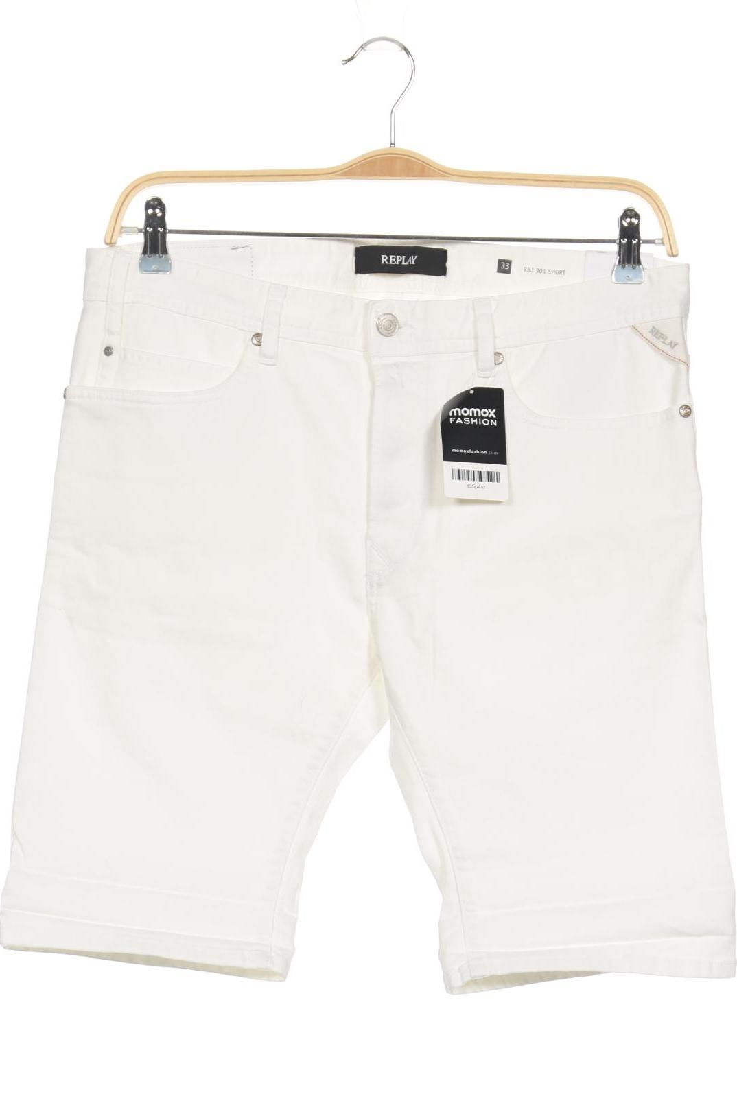 

Replay Herren Shorts, weiß, Gr. 33