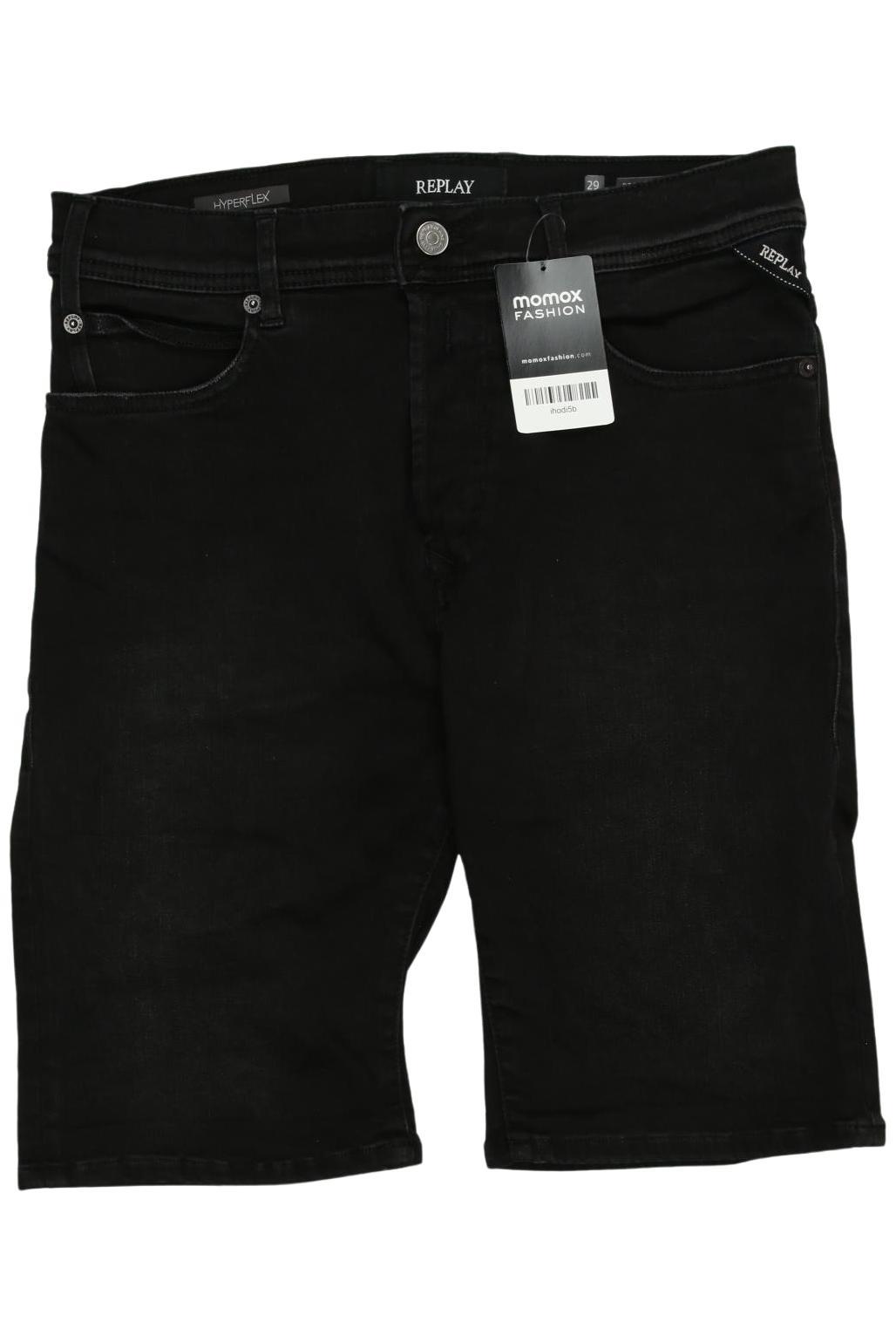 Thumbnail - Replay Herren Shorts, schwarz, Gr. 29