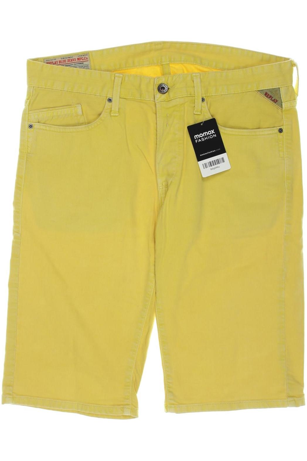 Thumbnail - Replay Herren Shorts, gelb, Gr. 33