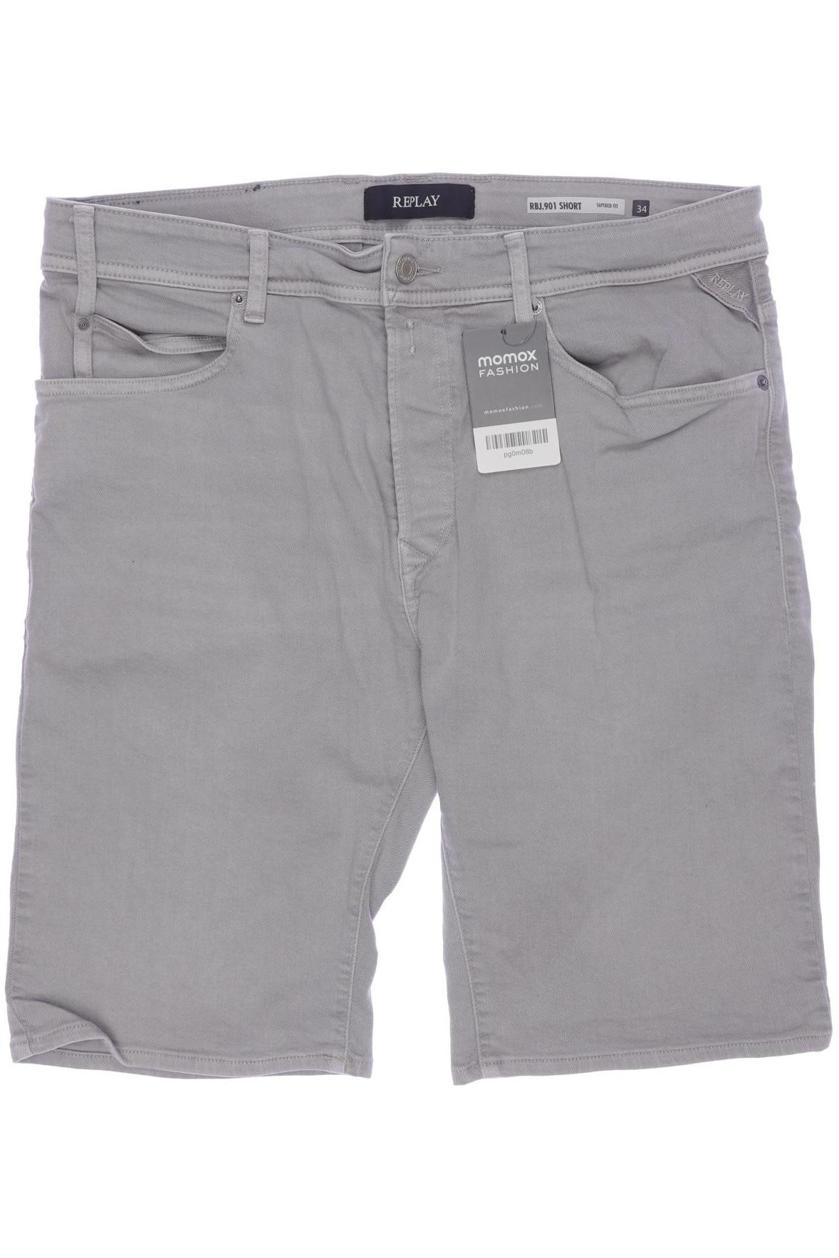 

Replay Herren Shorts, grau, Gr. 34