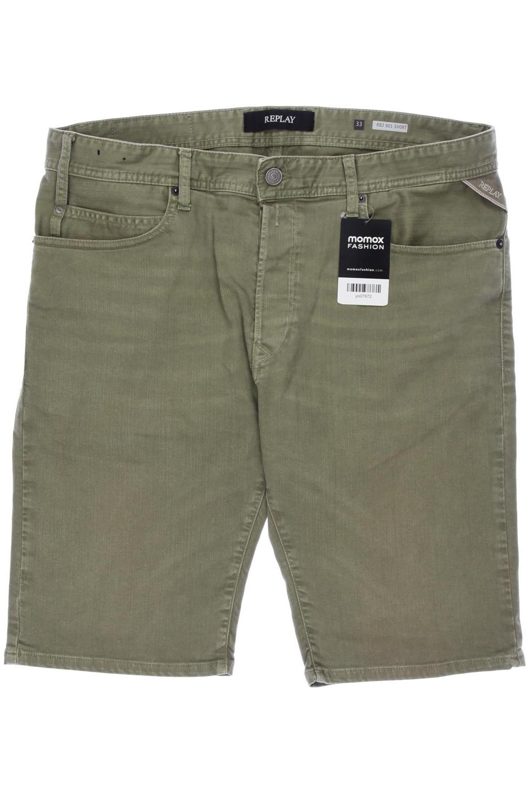 

Replay Herren Shorts, grün, Gr. 33